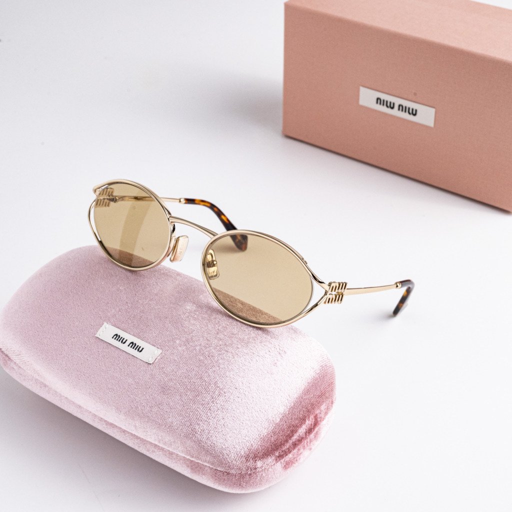 MIU MIU MU 52YS ZVN10R PALE GOLD YELLOW – 54-21-125 (4)