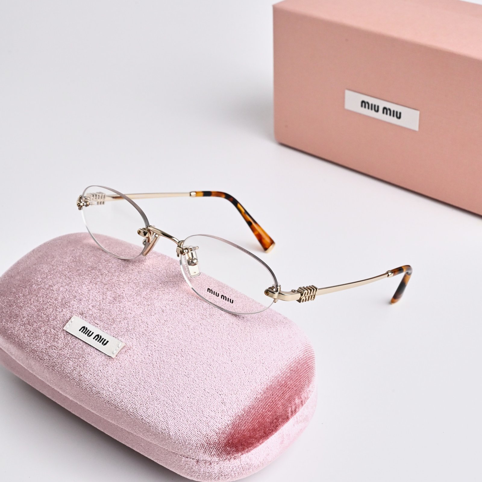 MIU MIU MU 53WV ZVN1O1 PLATED GOLD