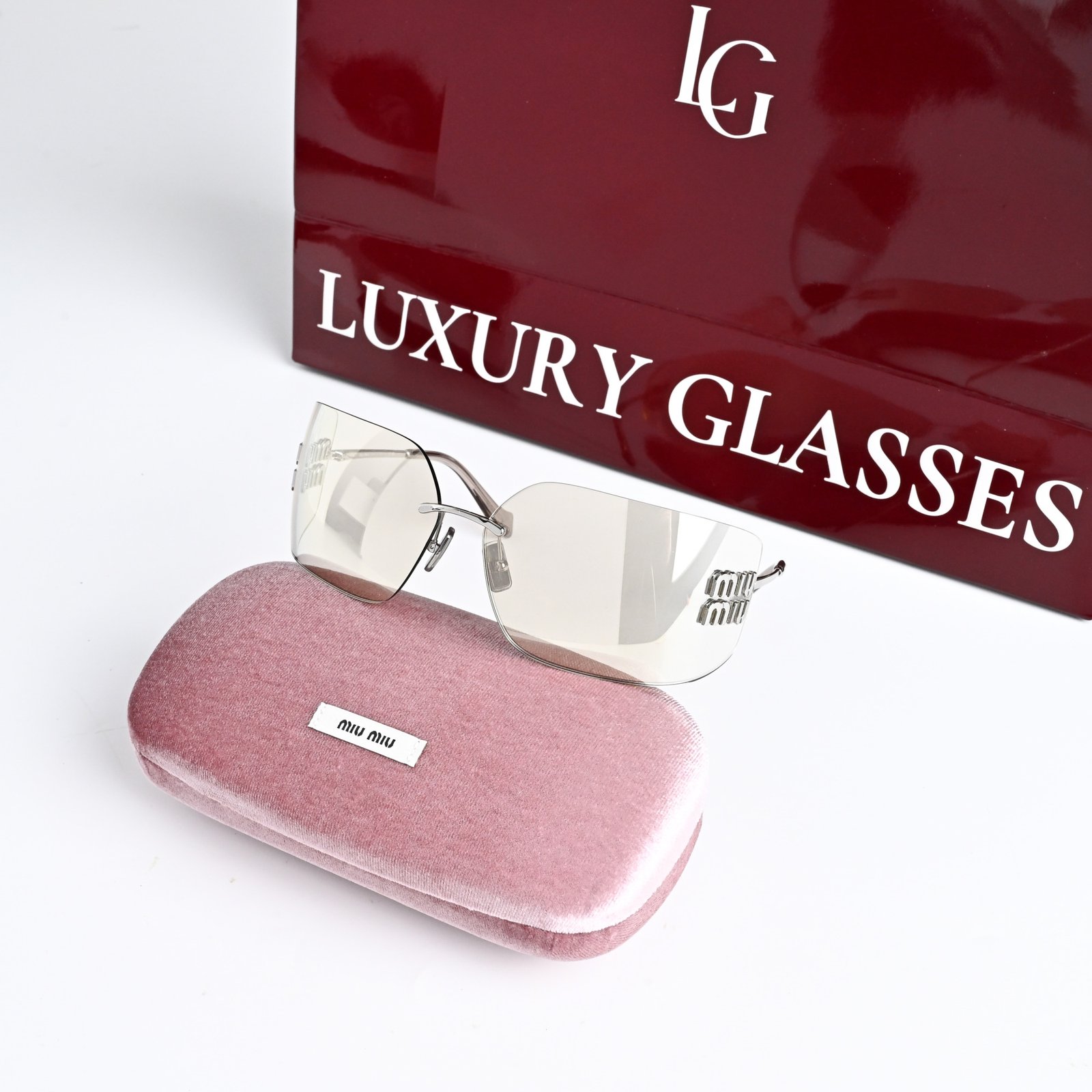 MIU MIU MU 54YS 1BC10F SILVER MIRROR