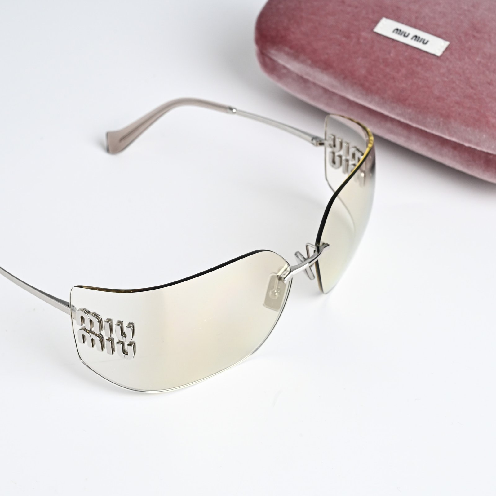 MIU MIU MU 54YS 1BC10F SILVER MIRROR (5)