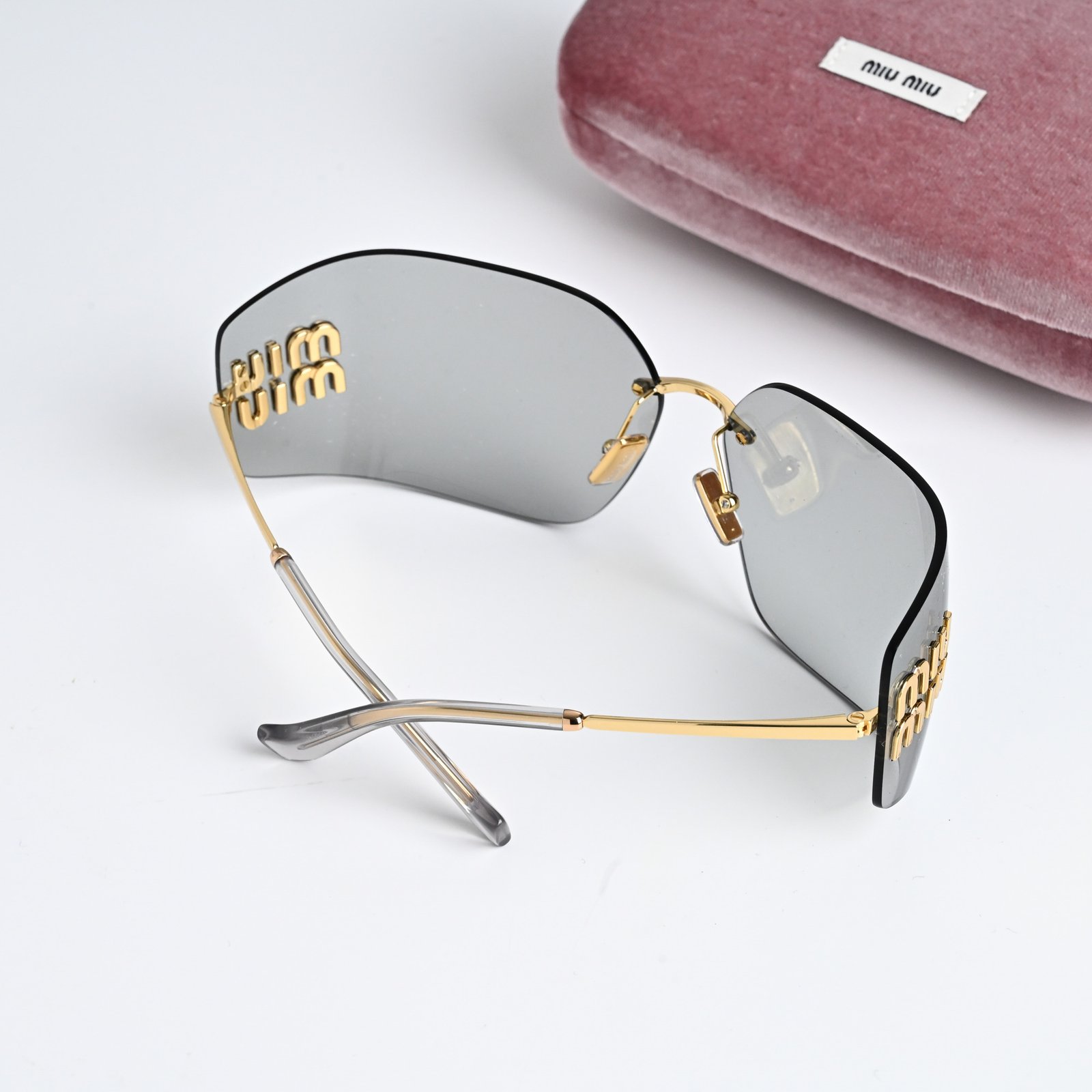 MIU MIU MU 54YS 5AK30B GOLD LIGHT GREY (4)