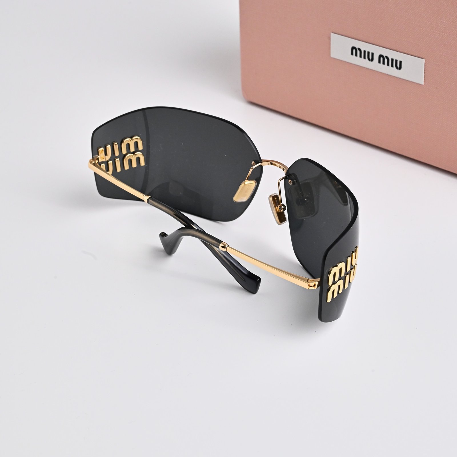 MIU MIU MU 54YS 5AK5S0 GOLD DARK GREY – 51-14-110 (3)