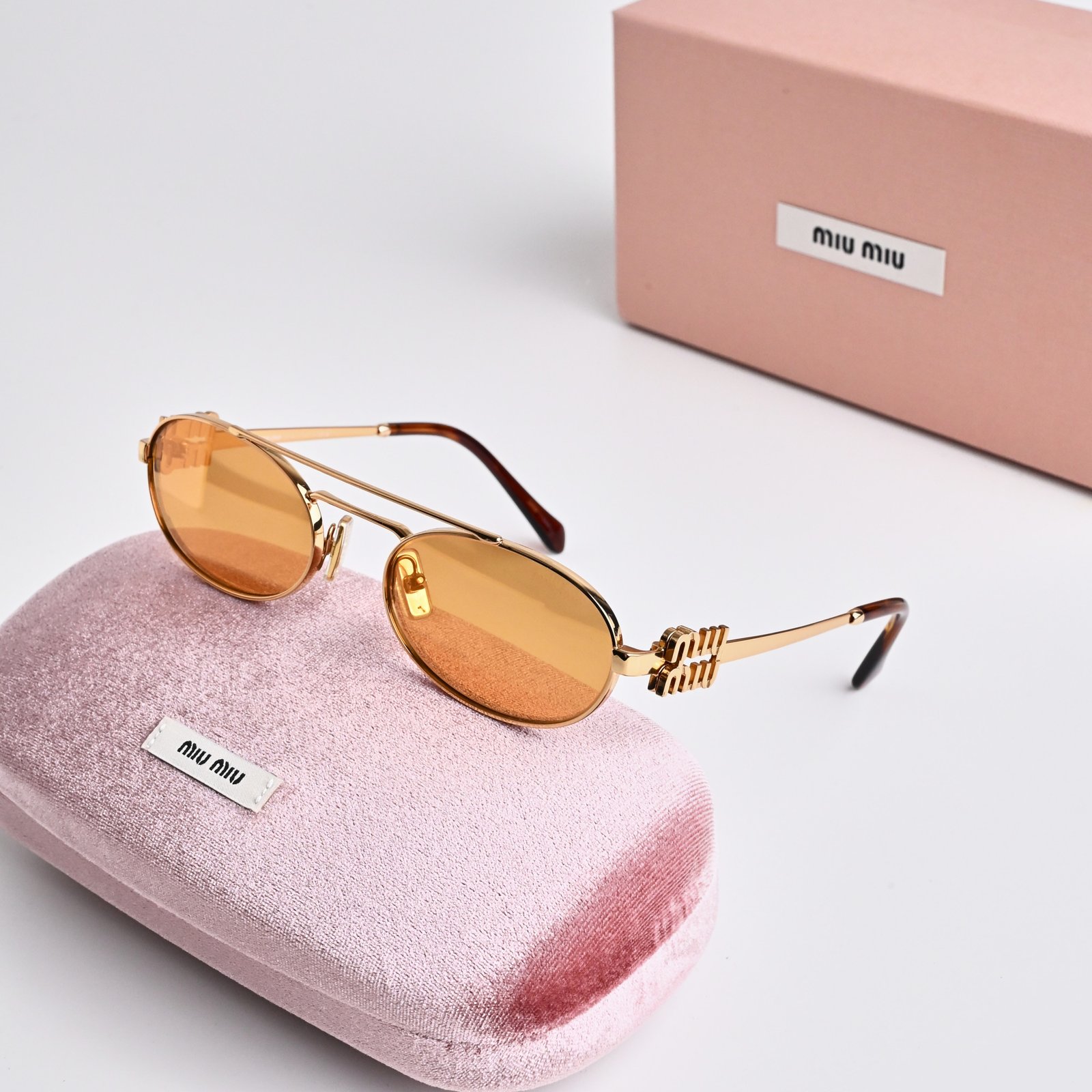 MIU MIU MU 54ZS 5AK40D GOLD