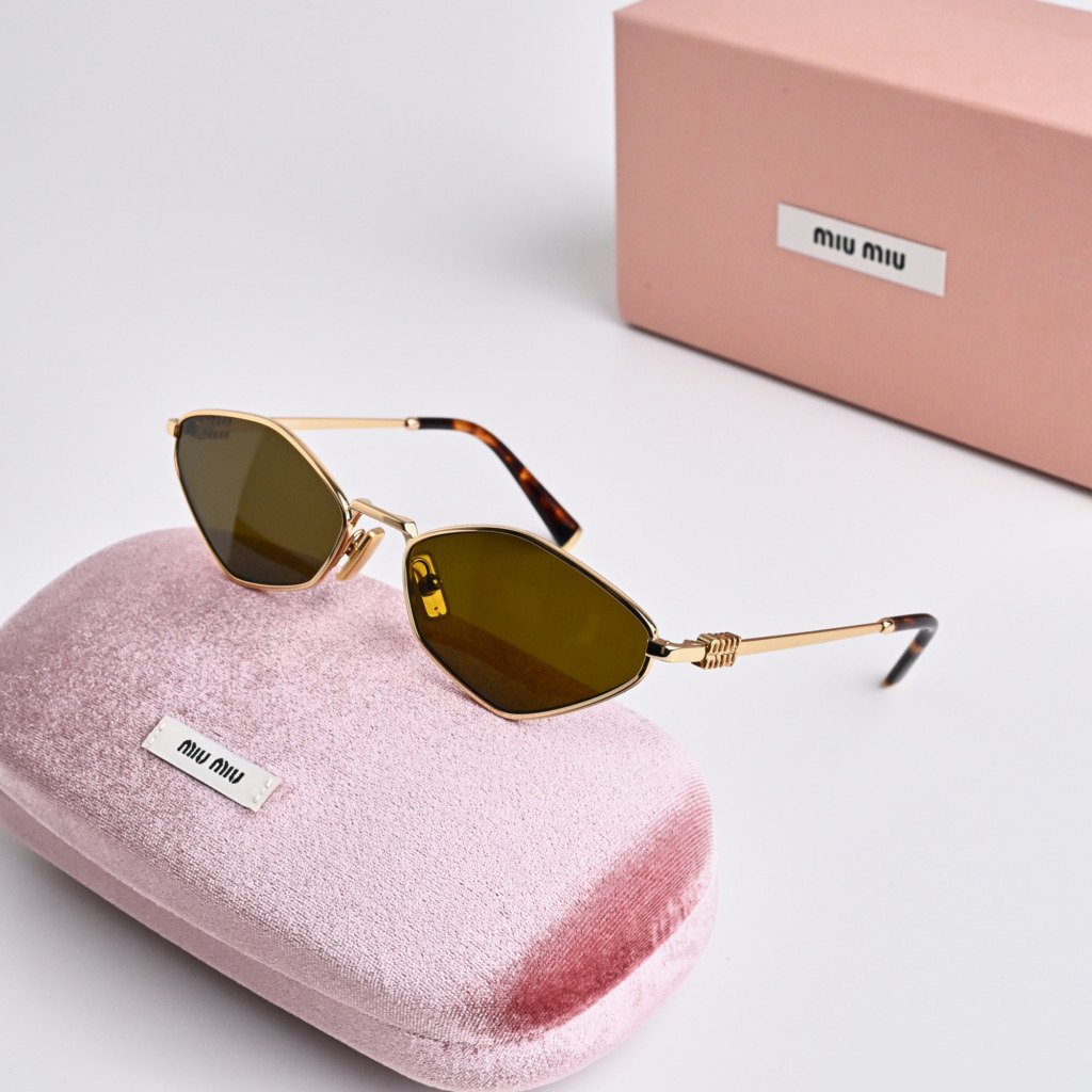 MIU MIU MU 56ZS 5AK09Z GOLD DARK BROWN – 56-17-140 (1)