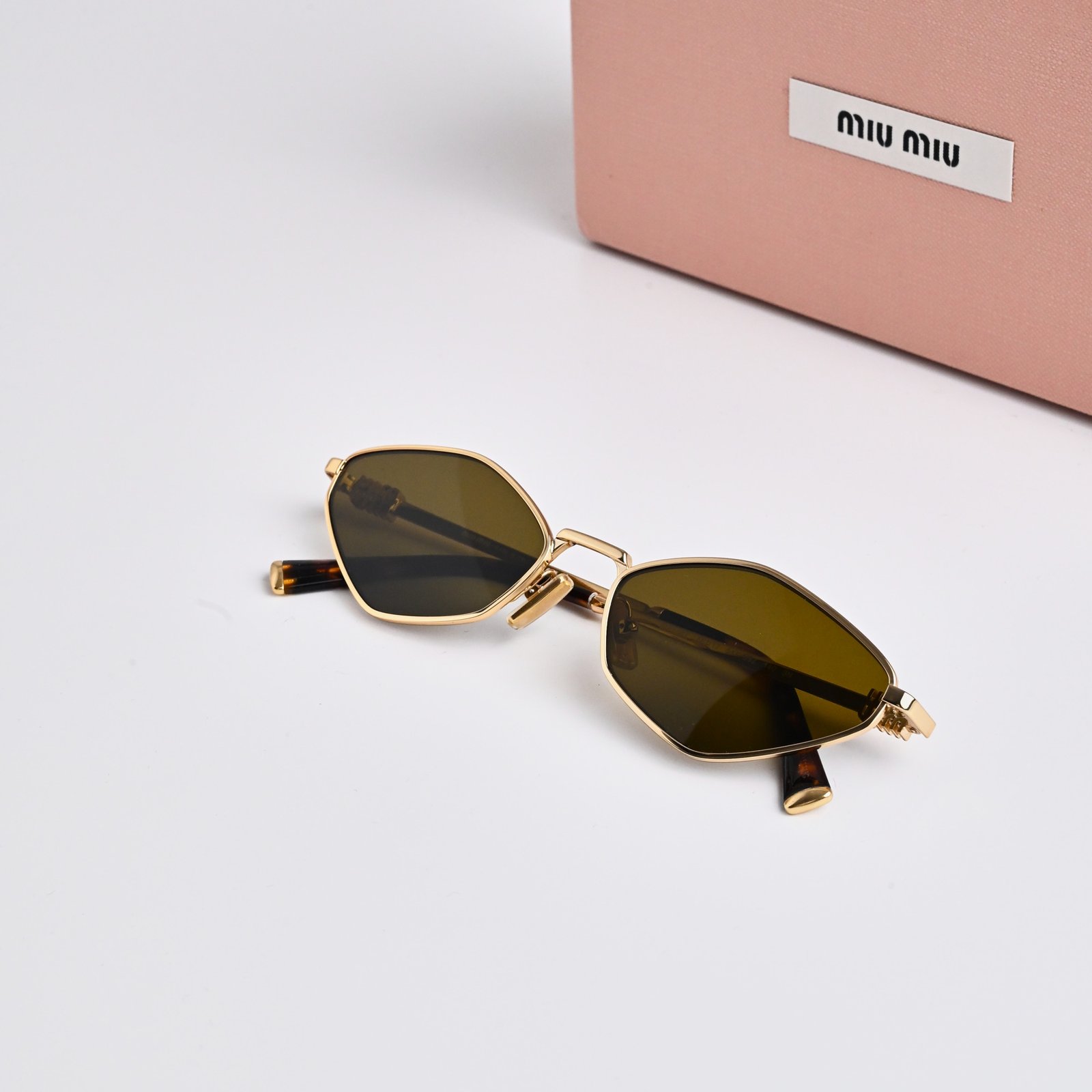 MIU MIU MU 56ZS 5AK09Z GOLD DARK BROWN – 56-17-140 (2)