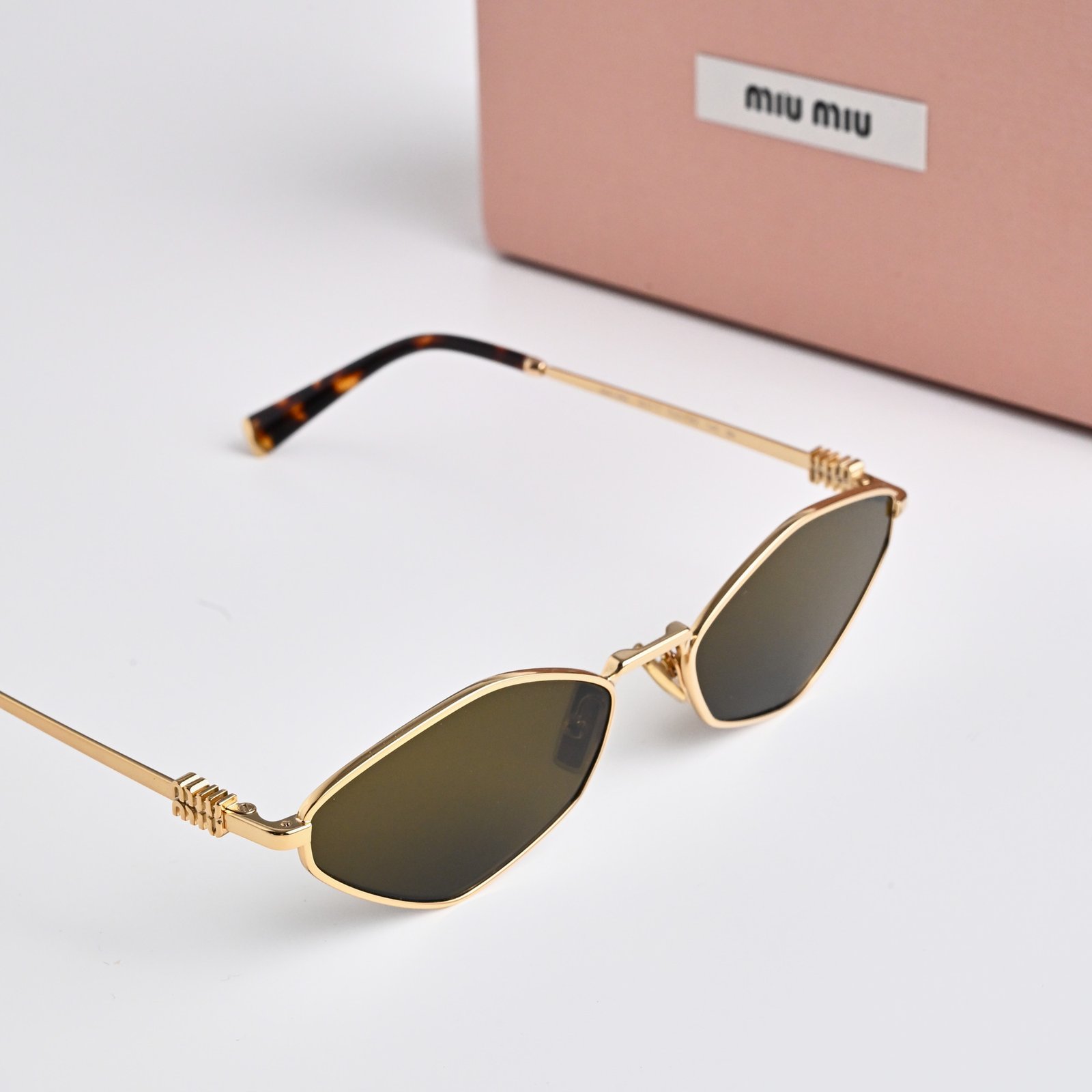 MIU MIU MU 56ZS 5AK09Z GOLD DARK BROWN – 56-17-140 (4)