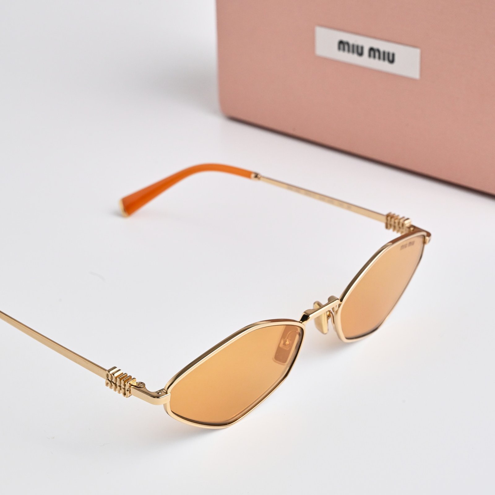MIU MIU MU 56ZS 5AK40D GOLD LIGHT ORANGE – 56-17-140 (4)