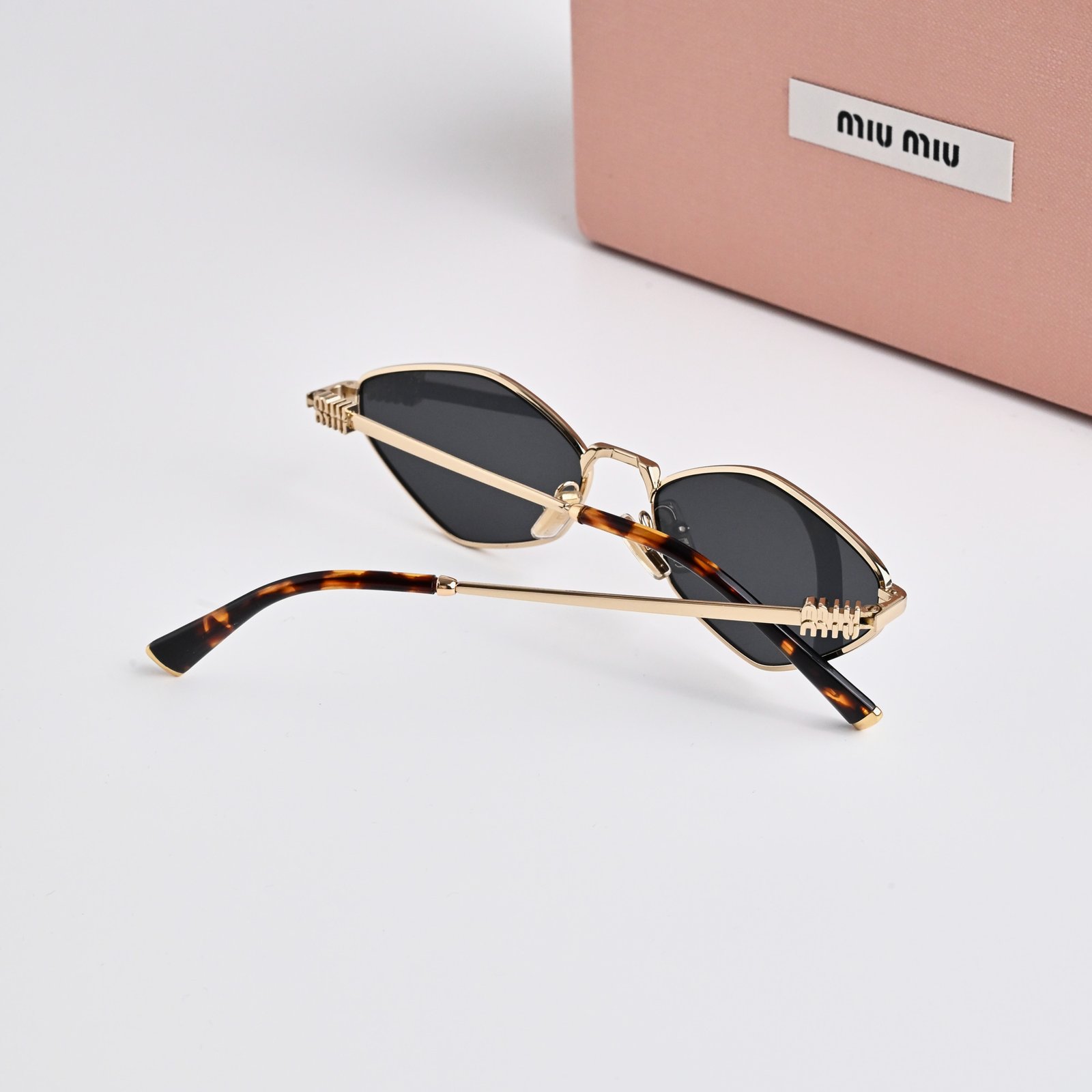 MIU MIU MU 56ZS ZVN5S0 PALE GOLD GREY – 56-17-140 (3)