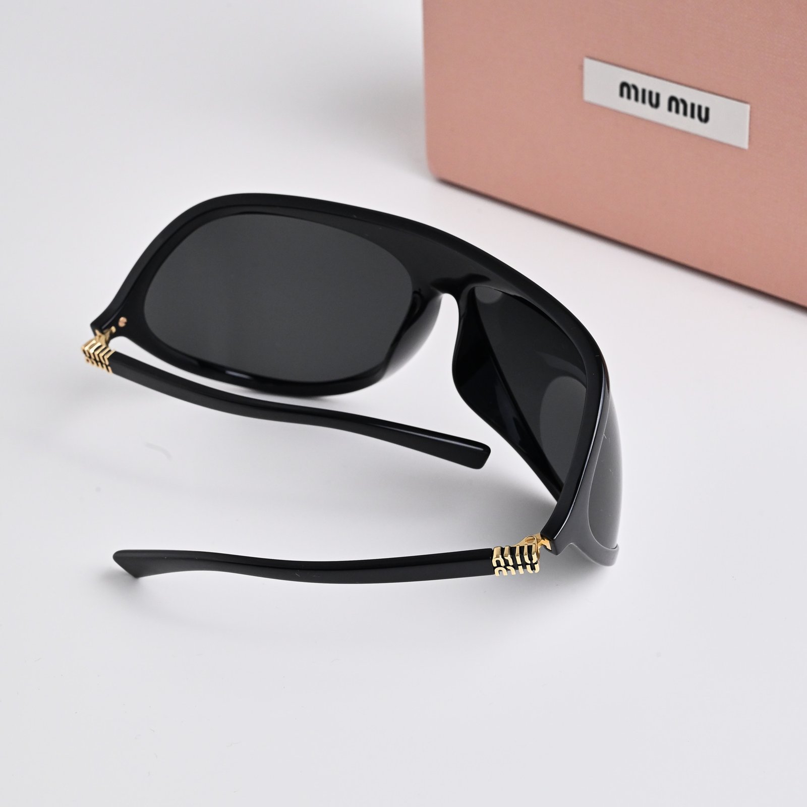 MIU MIU MU A01S 1AB5S0 BLACK DARK GREY – 75-16-110 (3)