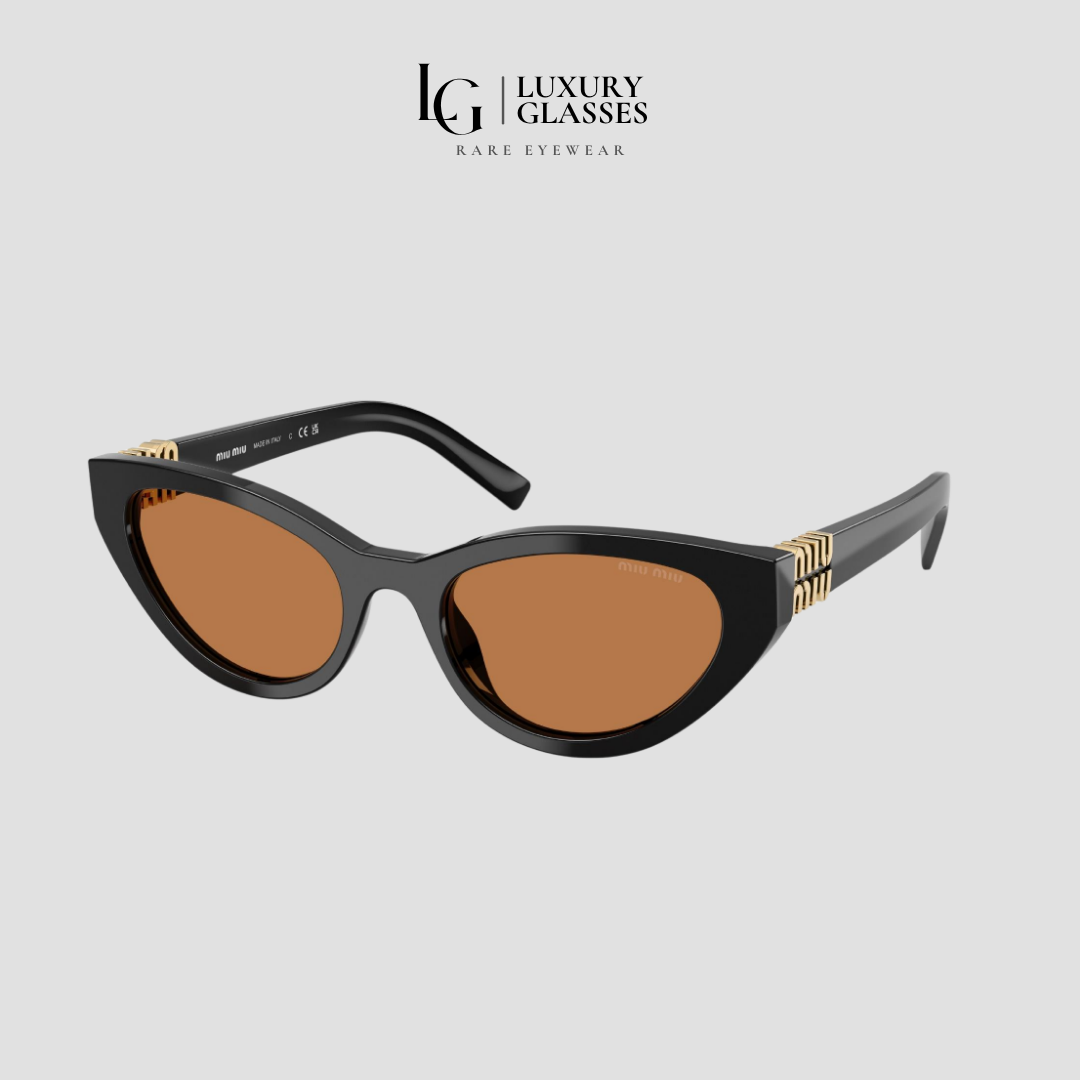 MIU MIU MU A04S 16K10I BLACK BROWN