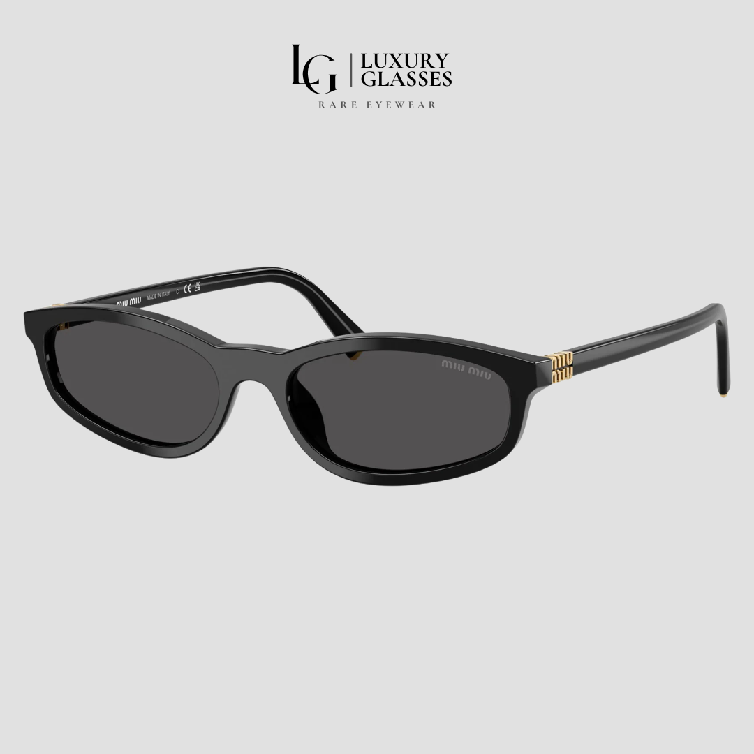 MIU MIU MU A06S 16K08Z BLACK DARK GREY