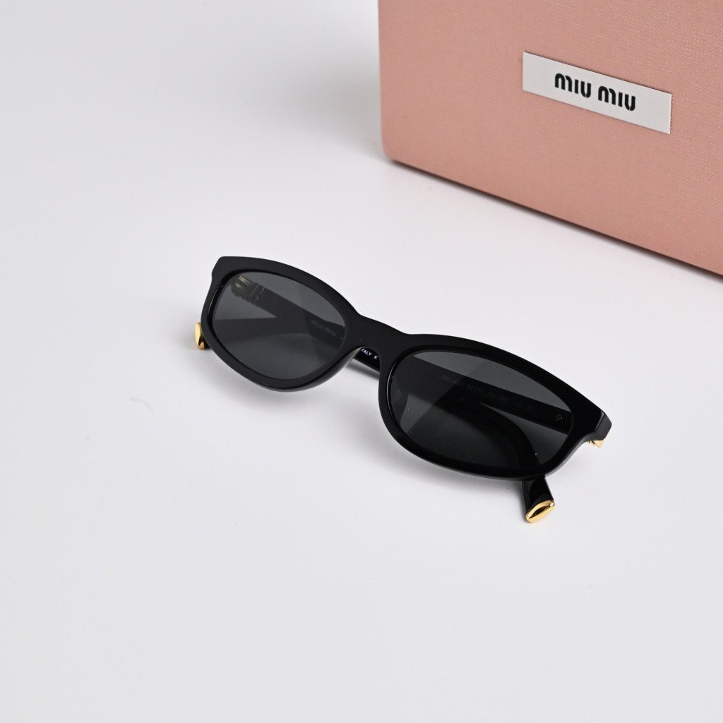 MIU MIU MU A06S 16K08Z BLACK DARK GREY – 54-17-140 (2)
