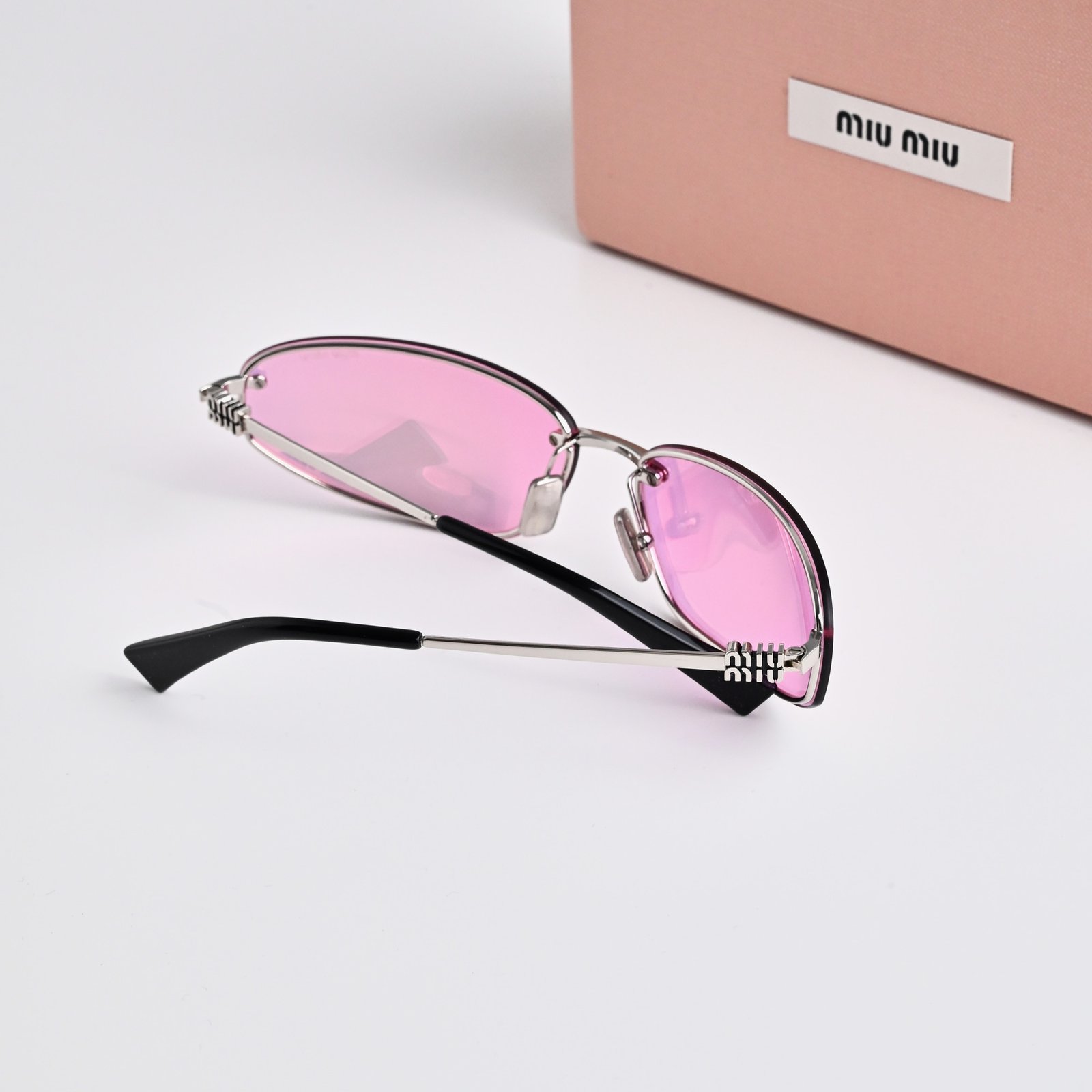 MIU MIU MU A50S 1BC70J SILVER PINK MIRROR – 68-15-130 (2)