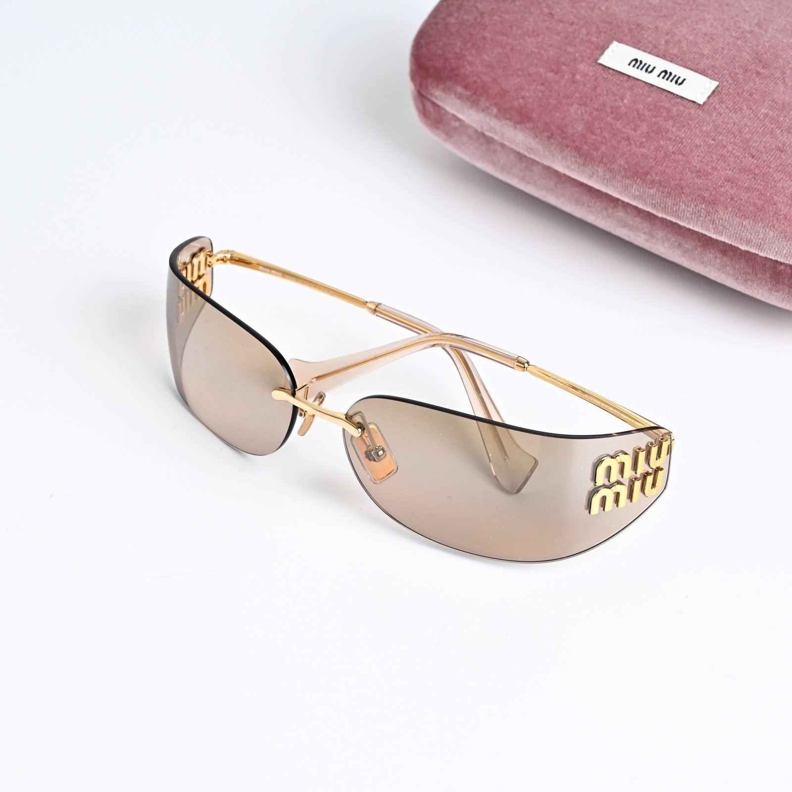 MIU MIU MU A51S 5AK20P PALE GOLD BROWN – 75-14-110 (3)