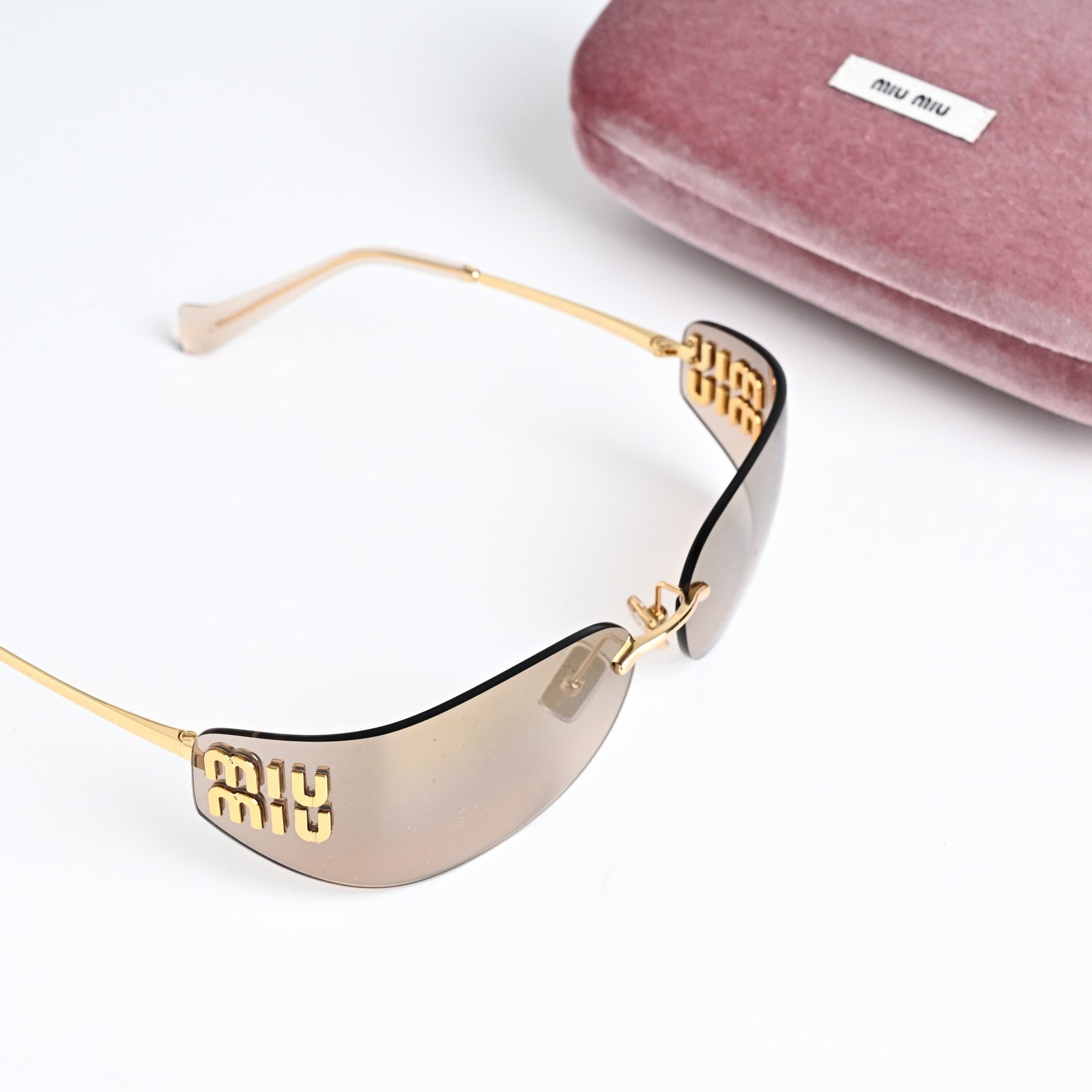 MIU MIU MU A51S 5AK20P PALE GOLD BROWN – 75-14-110 (5)