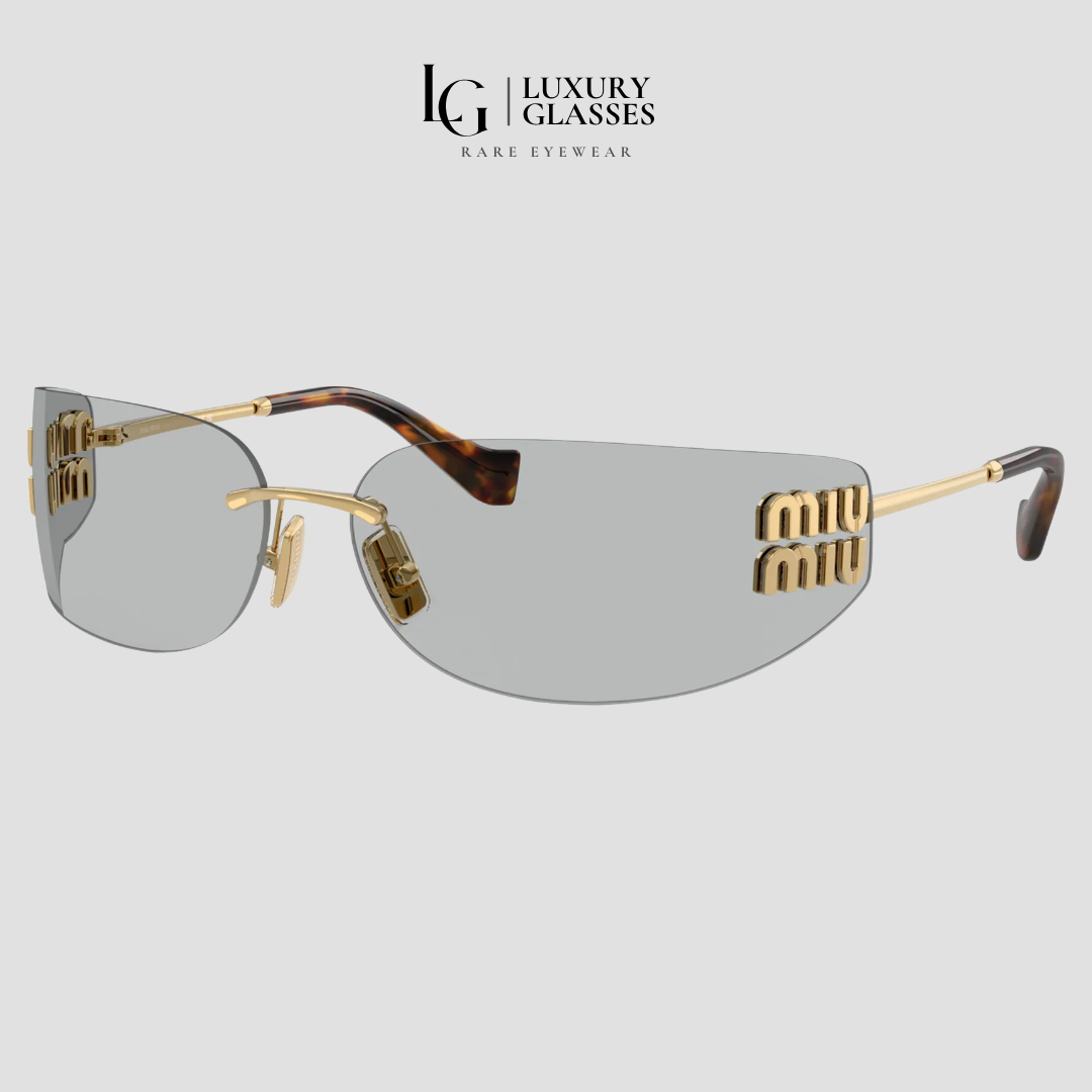 MIU MIU MU A51S 5AK50K PALE GOLD GREY