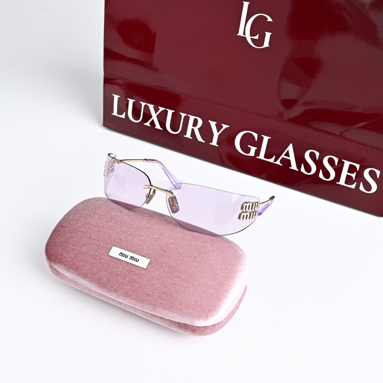 MIU MIU MU A51S ZVN90O GOLD PINK