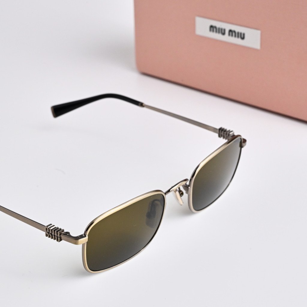 MIU MIU MU A53S 26C09Z OLD GOLD DARK BROWN – 52-22-140 (4)