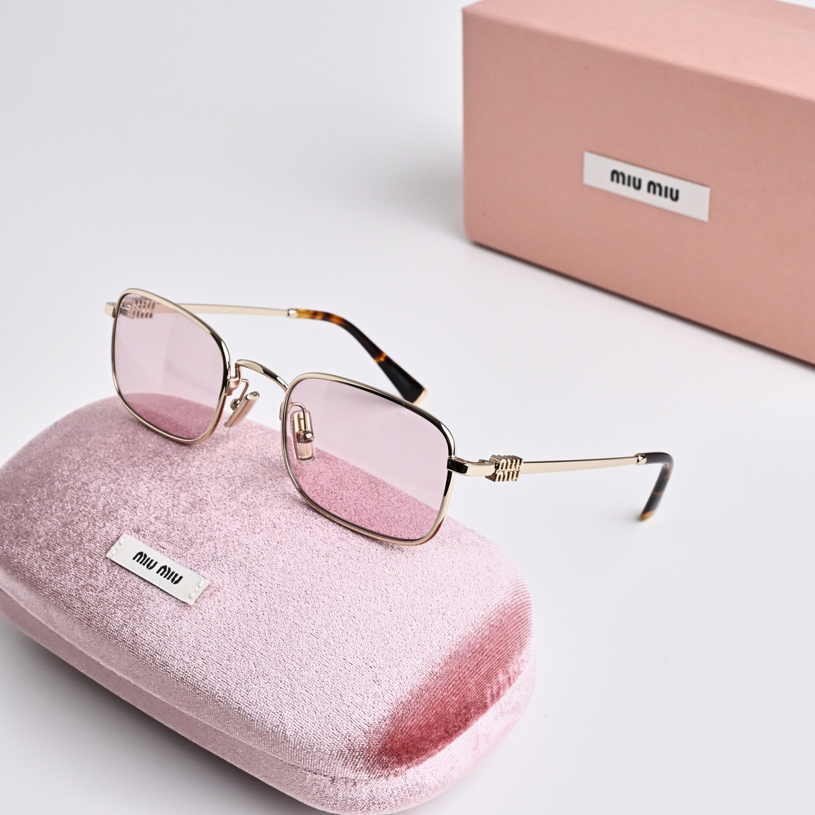MIU MIU MU A53S ZVN4I0 PALE GOLD PINK