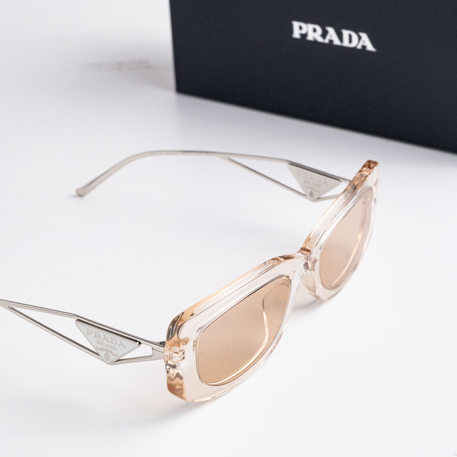 PRADA PR 14YS 19M4I2 CRYSTAL BEIGE LIGHT BROWN – 53-19-140 (4)