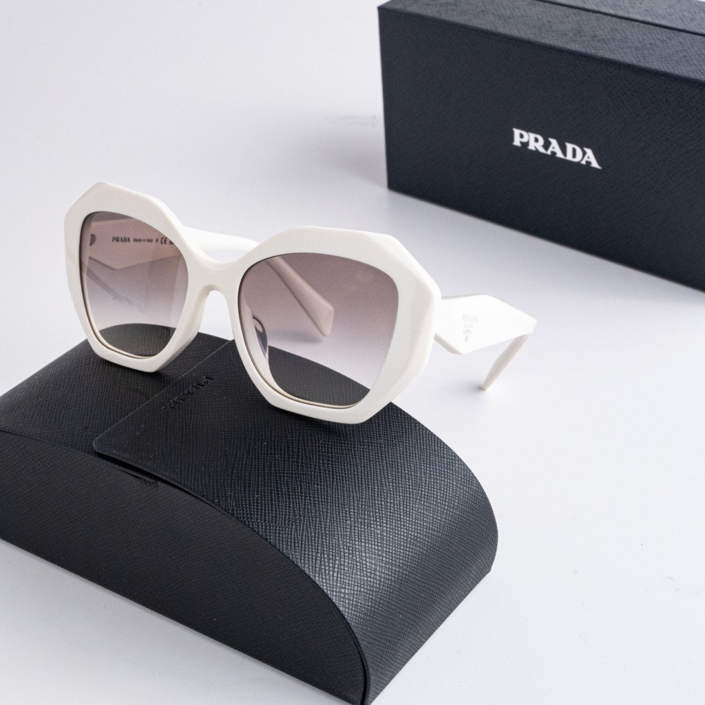 PRADA PR 16WSF 142130 WHITE DARK GREY – 53-18-145 (1)