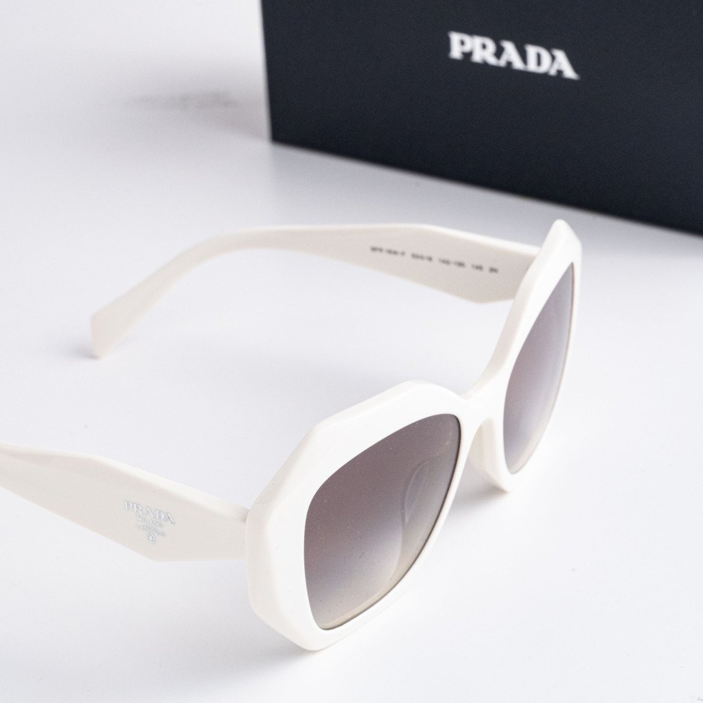 PRADA PR 16WSF 142130 WHITE DARK GREY – 53-18-145 (4)