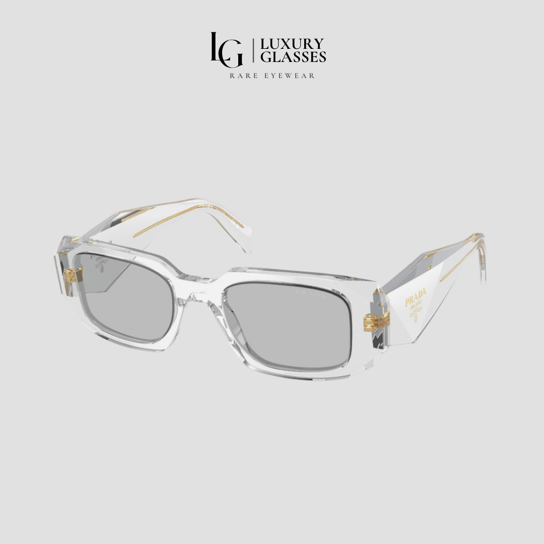 PRADA PR 17WS 12R30B TRANSPARENT LIGHT GREY