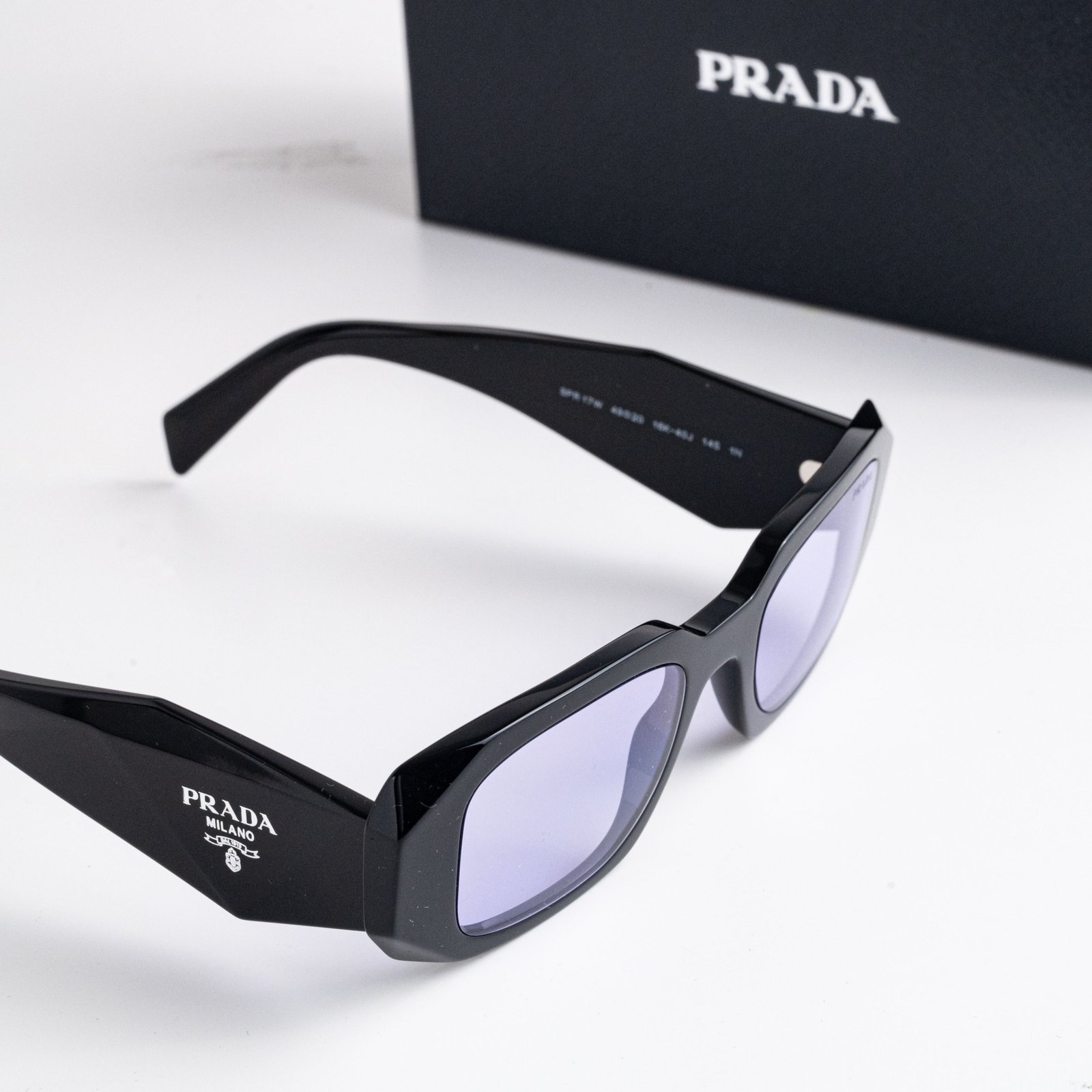 PRADA PR 17WS 16K40J BLACK PURPLE- 49-20-145 (4)