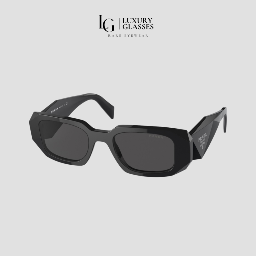 PRADA PR 17WS 1AB5S0 BLACK DARK GREY – 49-20-145 (1)