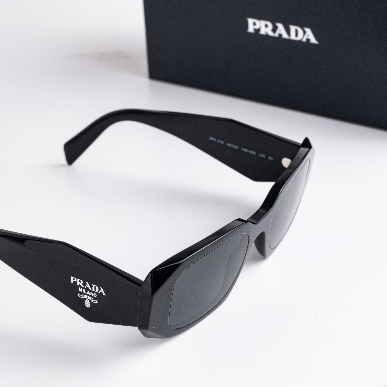 PRADA PR 17WS 1AB5S0 BLACK DARK GREY – 49-20-145 (4)