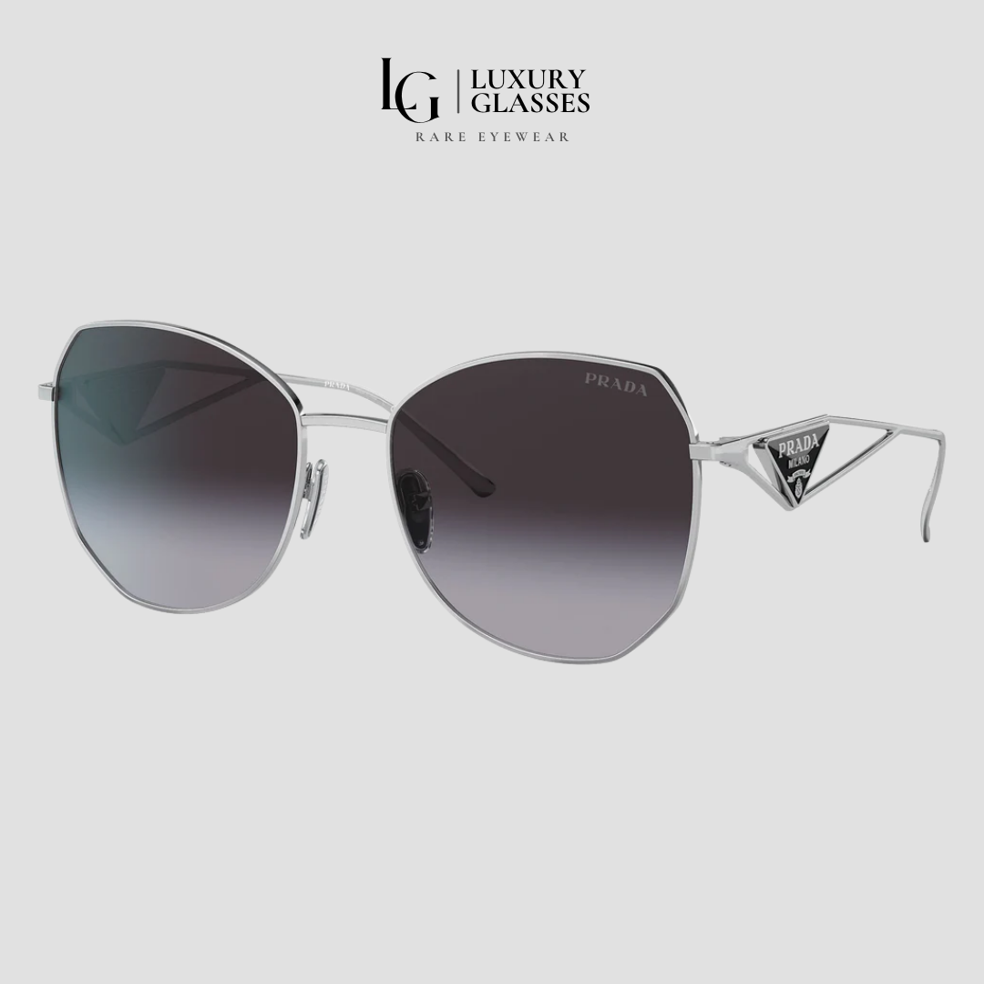 PRADA PR 57YS 1BC5D1 SILVER GREY GRADIENT