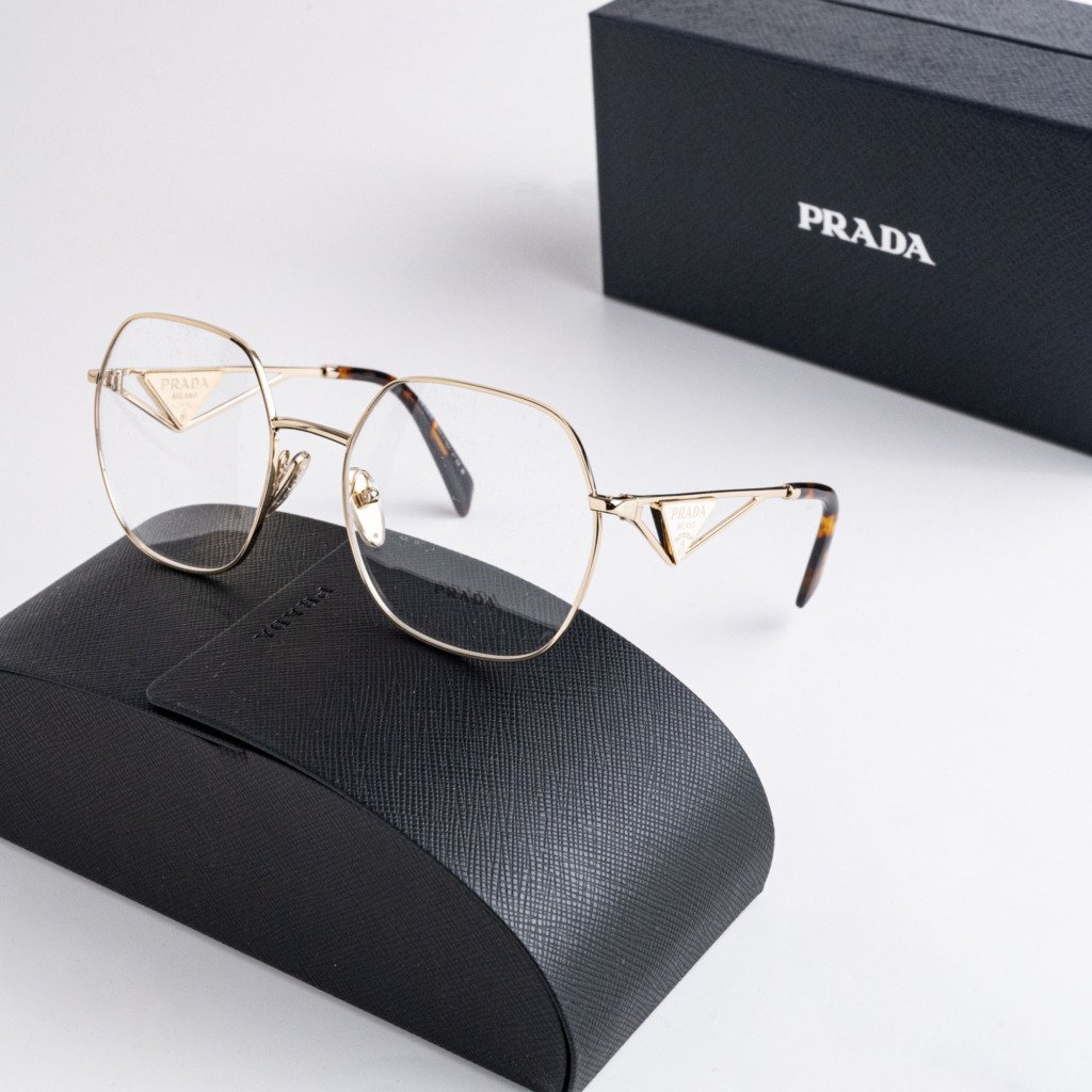 PRADA PR 59ZV 1511O1 PALE GOLD – 56-19-140 (1)