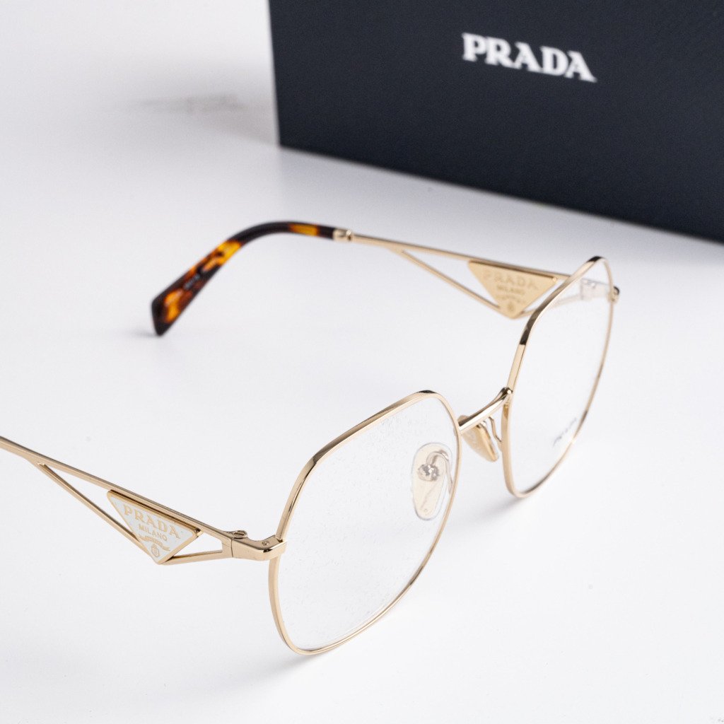 PRADA PR 59ZV 1511O1 PALE GOLD – 56-19-140 (4)