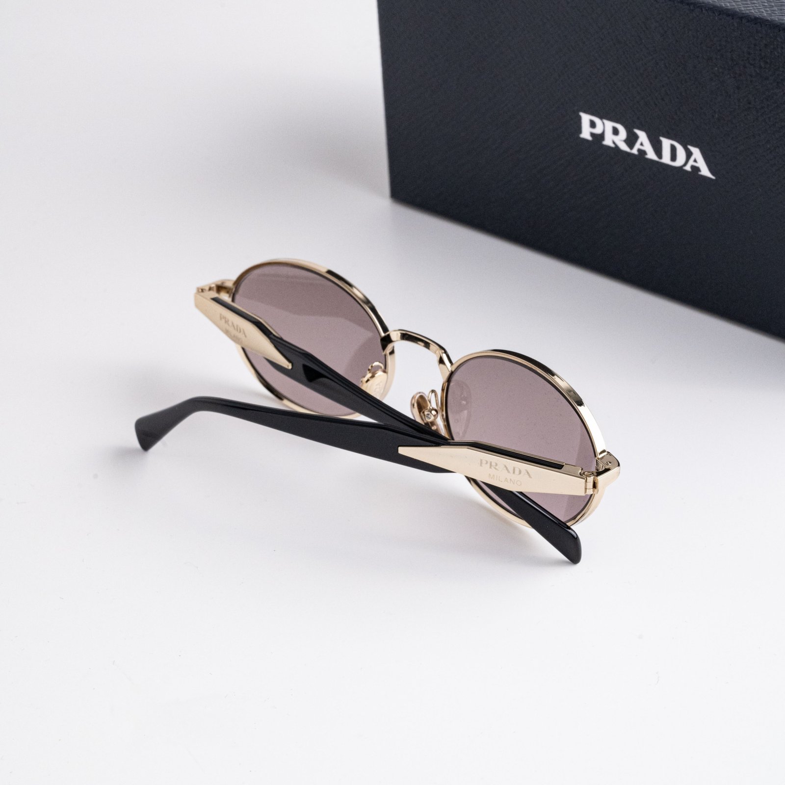 PRADA PR 65ZS ZVN20I PALE GOLD LIGHT PURPLE BROWN – 55-20-140 (3)