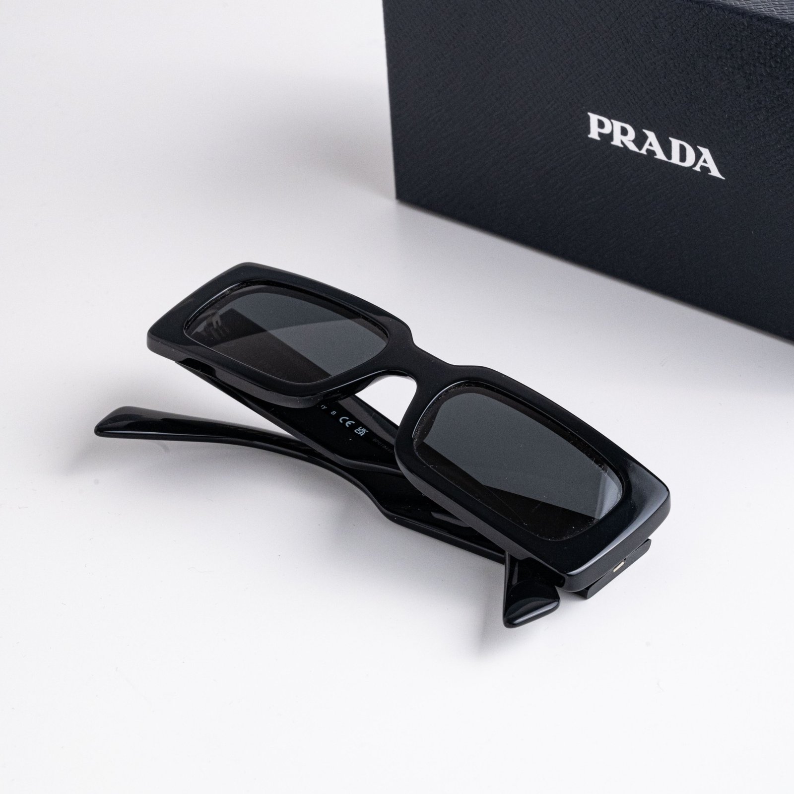 PRADA PR A07S 1AB5S0 BLACK DARK GREY – 52-20-145 (2)