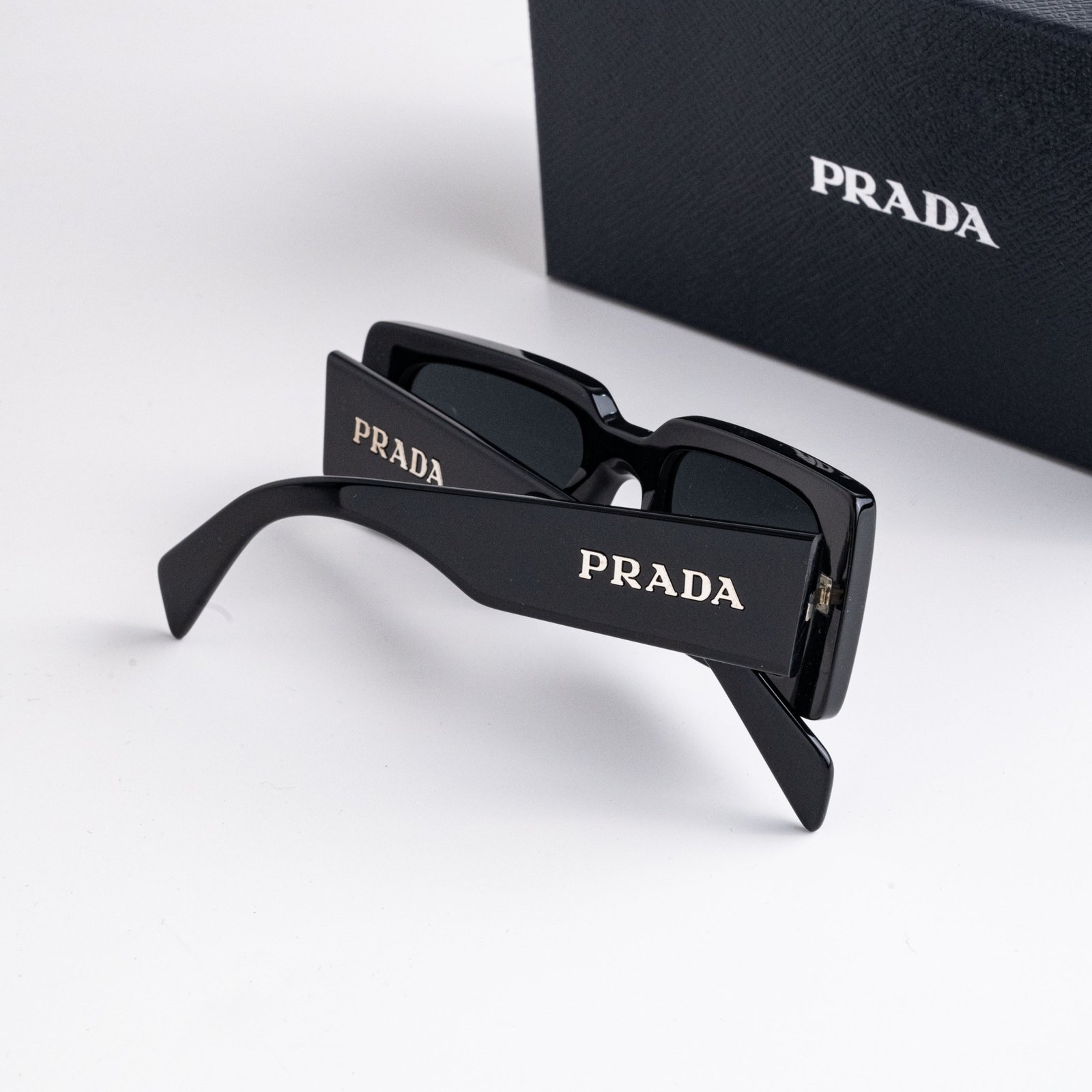 PRADA PR A07S 1AB5S0 BLACK DARK GREY – 52-20-145 (3)