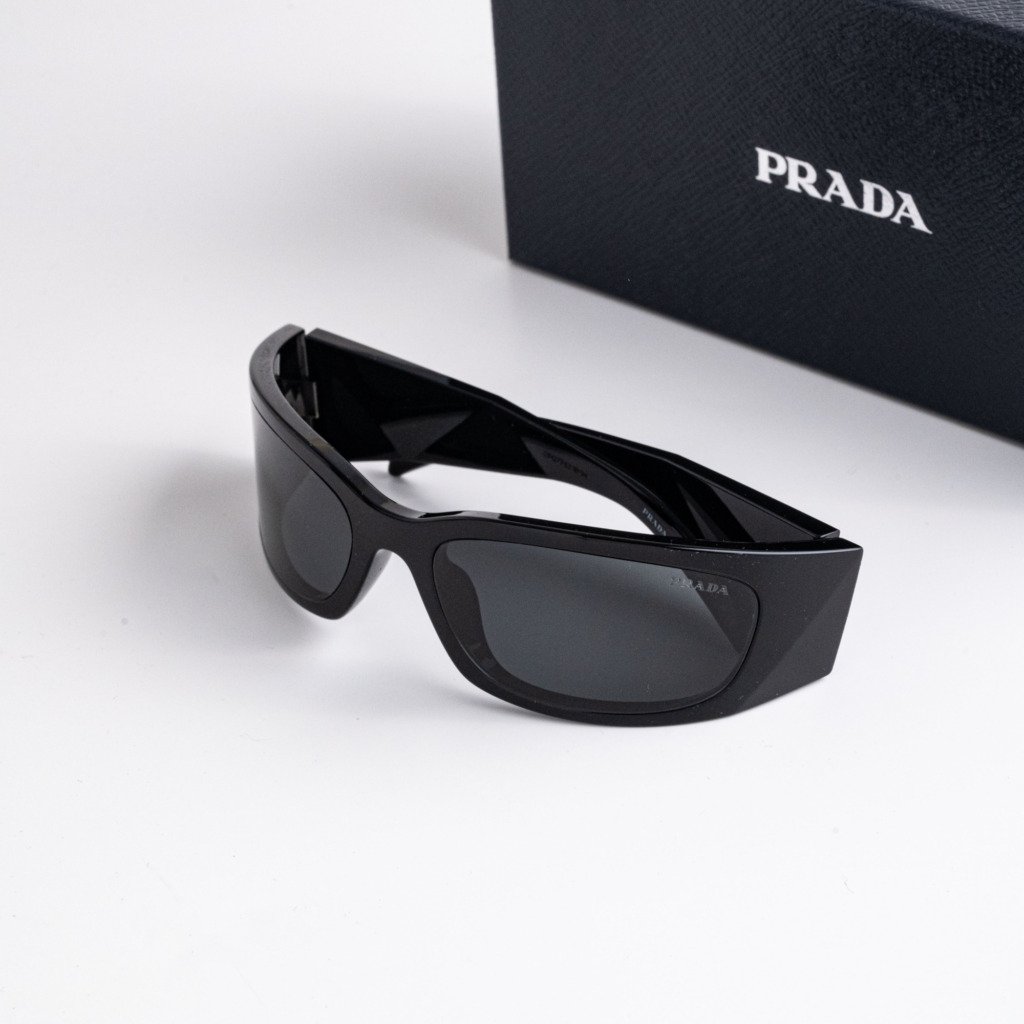 PRADA PR A19S 1AB5S0 BLACK DARK GREY – 60-18-120 (2)