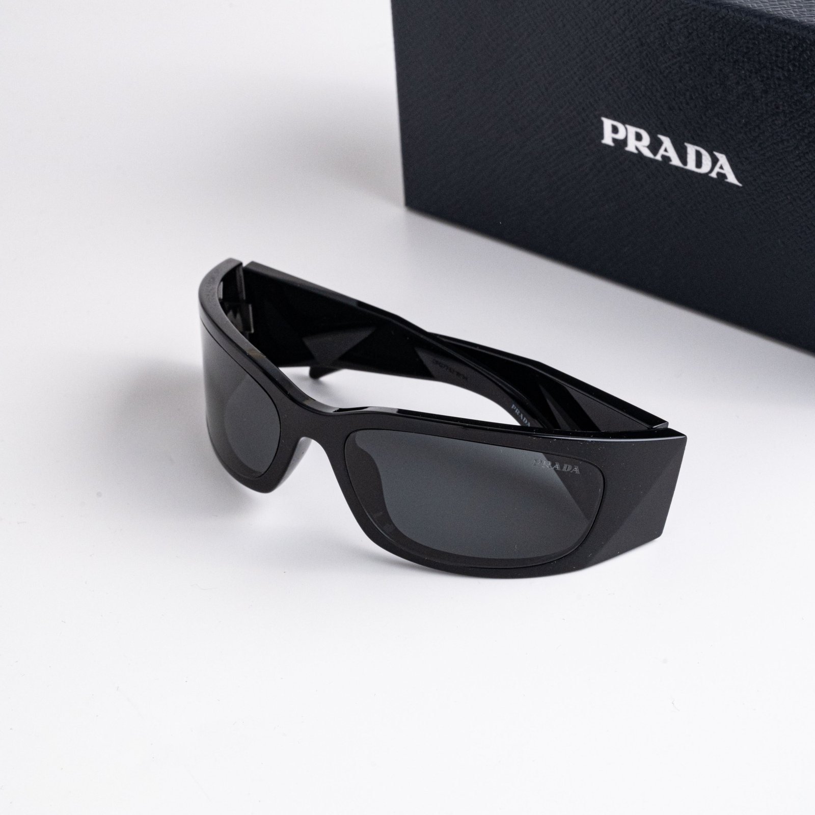 PRADA PR A19S 1AB5S0 BLACK DARK GREY – 60-18-120 (2)