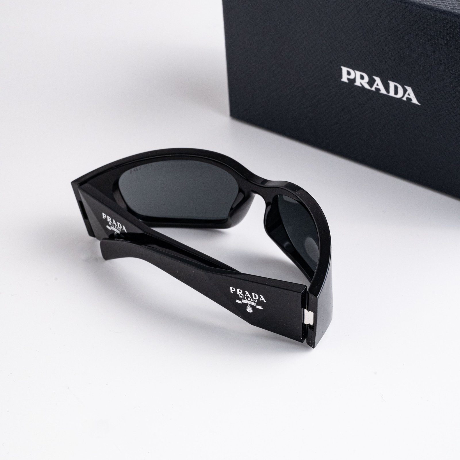 PRADA PR A19S 1AB5S0 BLACK DARK GREY – 60-18-120 (3)