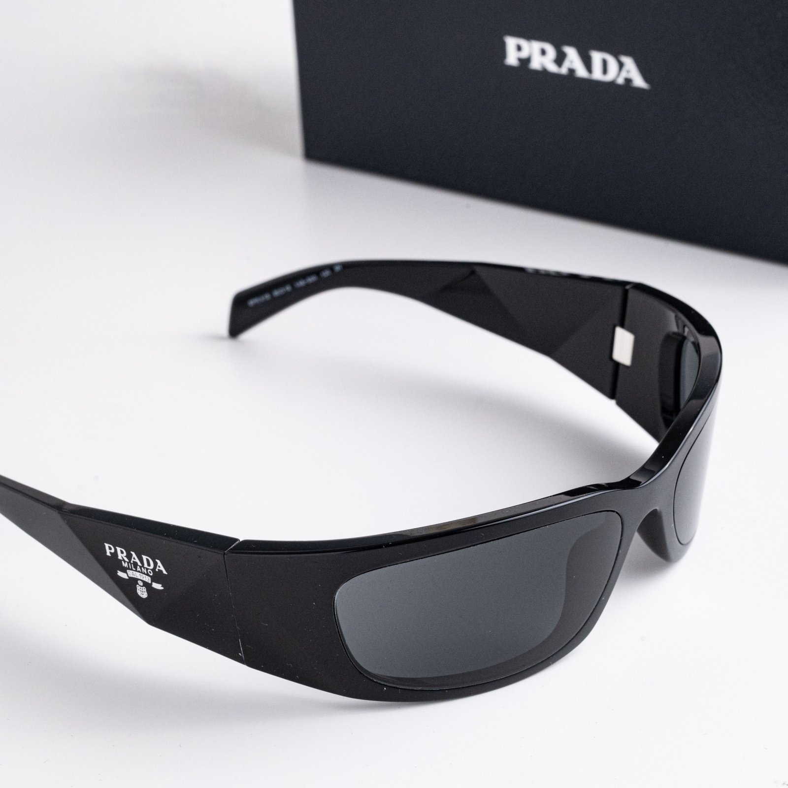 PRADA PR A19S 1AB5S0 BLACK DARK GREY – 60-18-120 (4)