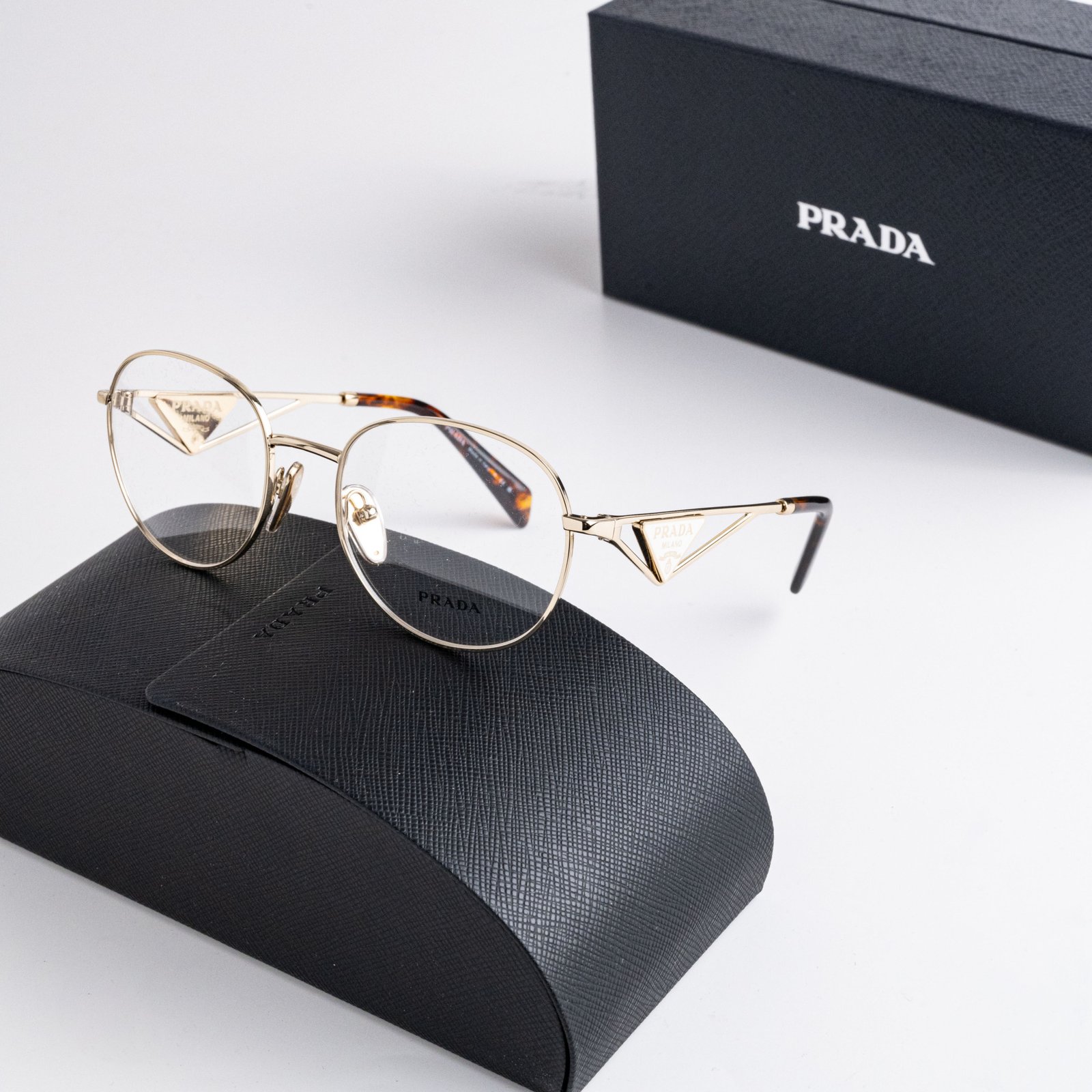 PRADA PR A50V ZVN1O1 PALE GOLD