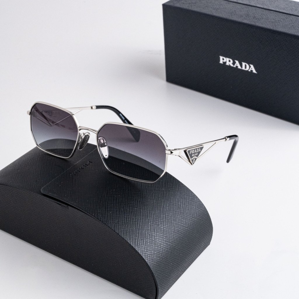 PRADA PR A51S 1BC90A SILVER – 58-17-140 (1)