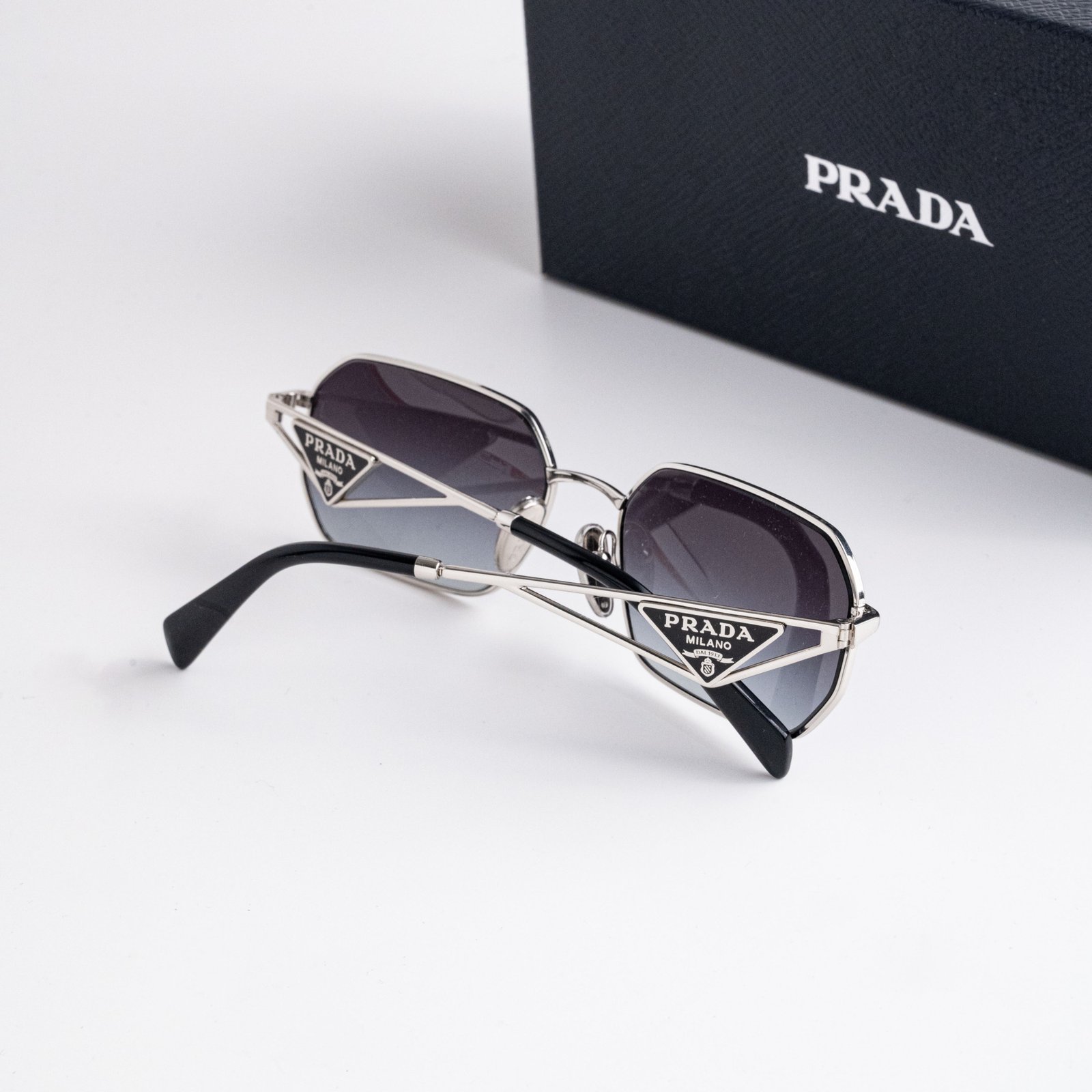 PRADA PR A51S 1BC90A SILVER – 58-17-140 (3)