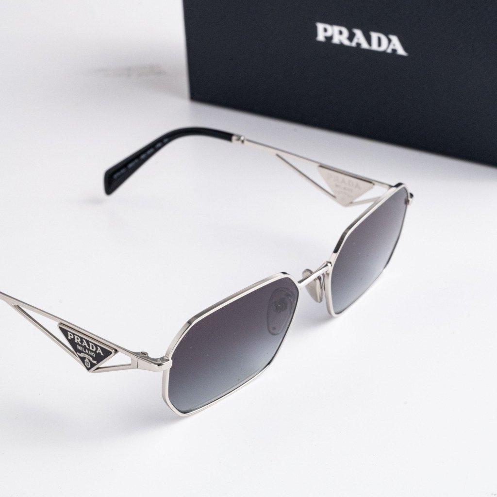 PRADA PR A51S 1BC90A SILVER – 58-17-140 (4)