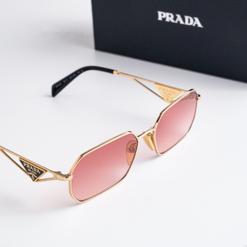PRADA PR A51S 5AK40C GOLD PINK GRADIENT RED – 58-17-140 (4)
