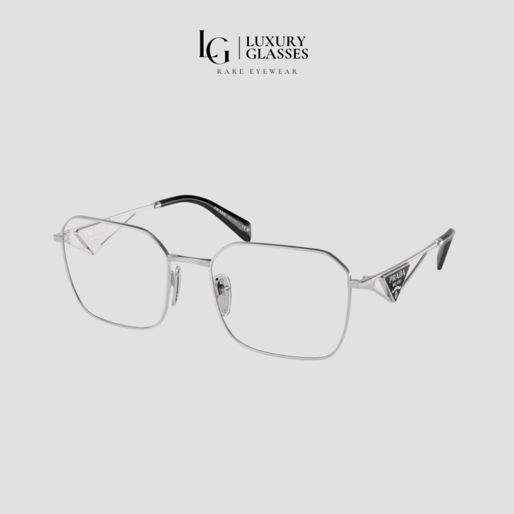 PRADA PR A51V 1BC1O1 SILVER – 55-19-140 (1)