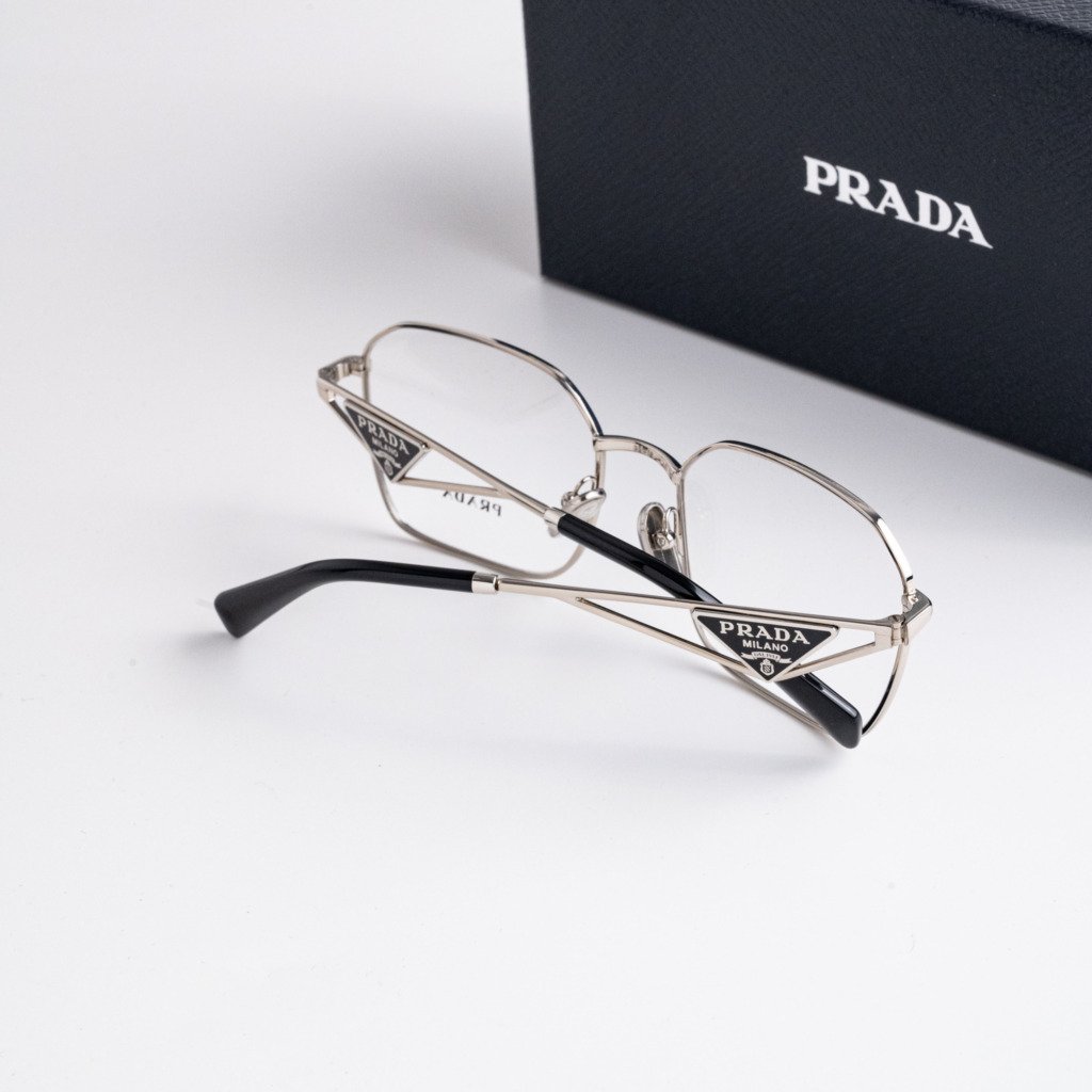 PRADA PR A51V 1BC1O1 SILVER – 55-19-140 (3)