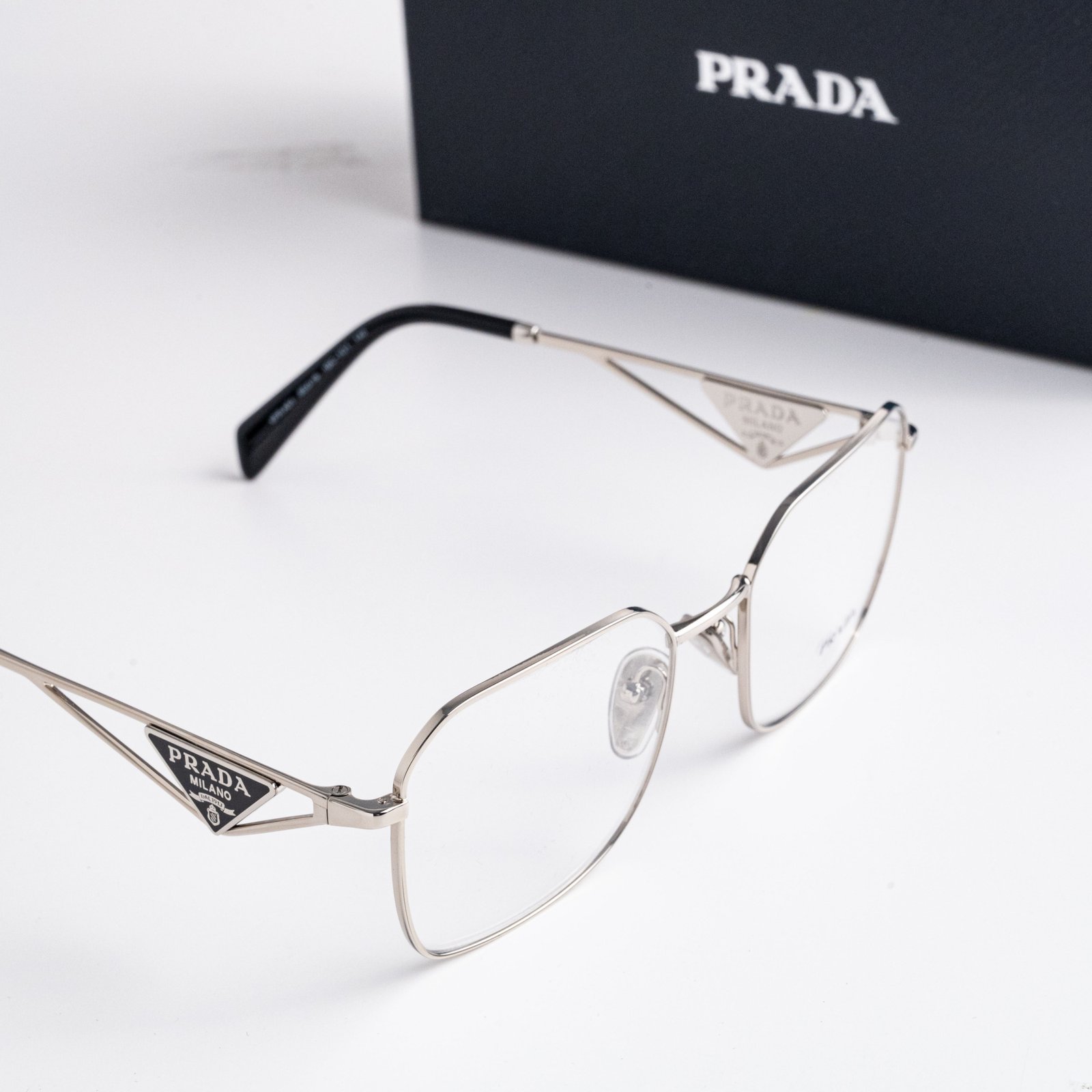 PRADA PR A51V 1BC1O1 SILVER – 55-19-140 (4)