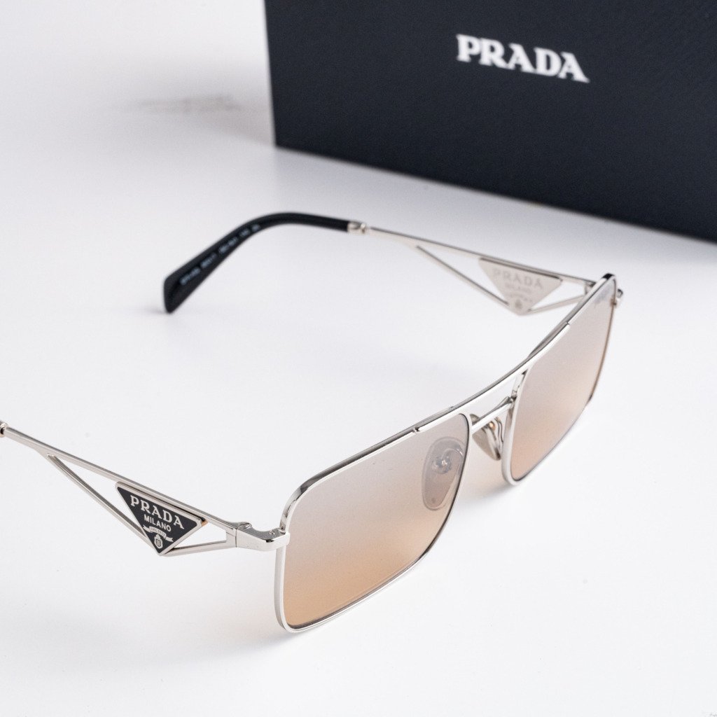 PRADA PR A52S 1BC8J1 BLACK BROWN – 56-17-140 (4)
