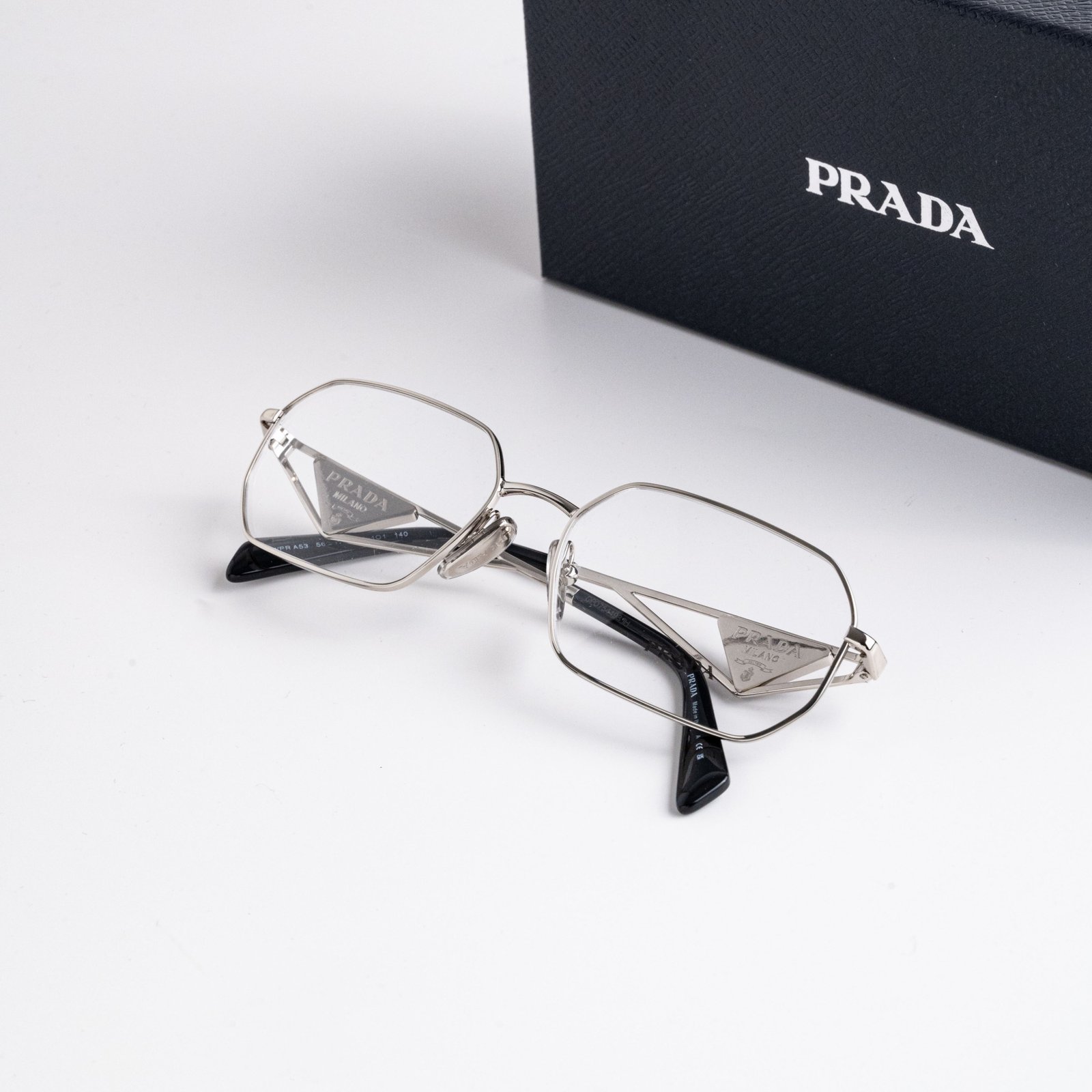 PRADA PR A53V 1BC1O1 SILVER – 56-17-140 (2)